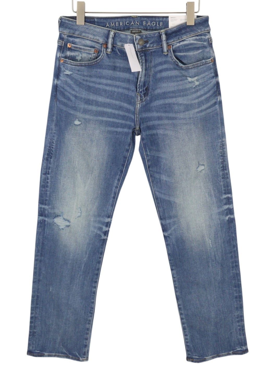 American Eagle Outfitters AIRFLEX+ W32/L34 Destroy Bootcut Jeans 88967 Size US 32 / EU 48 - 1 Thumbnail