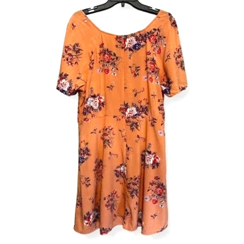Other Abound Skater Dress Floral Short Sleeve Multicolor L NWOT Size L / US 10 / IT 46 - 4 Thumbnail