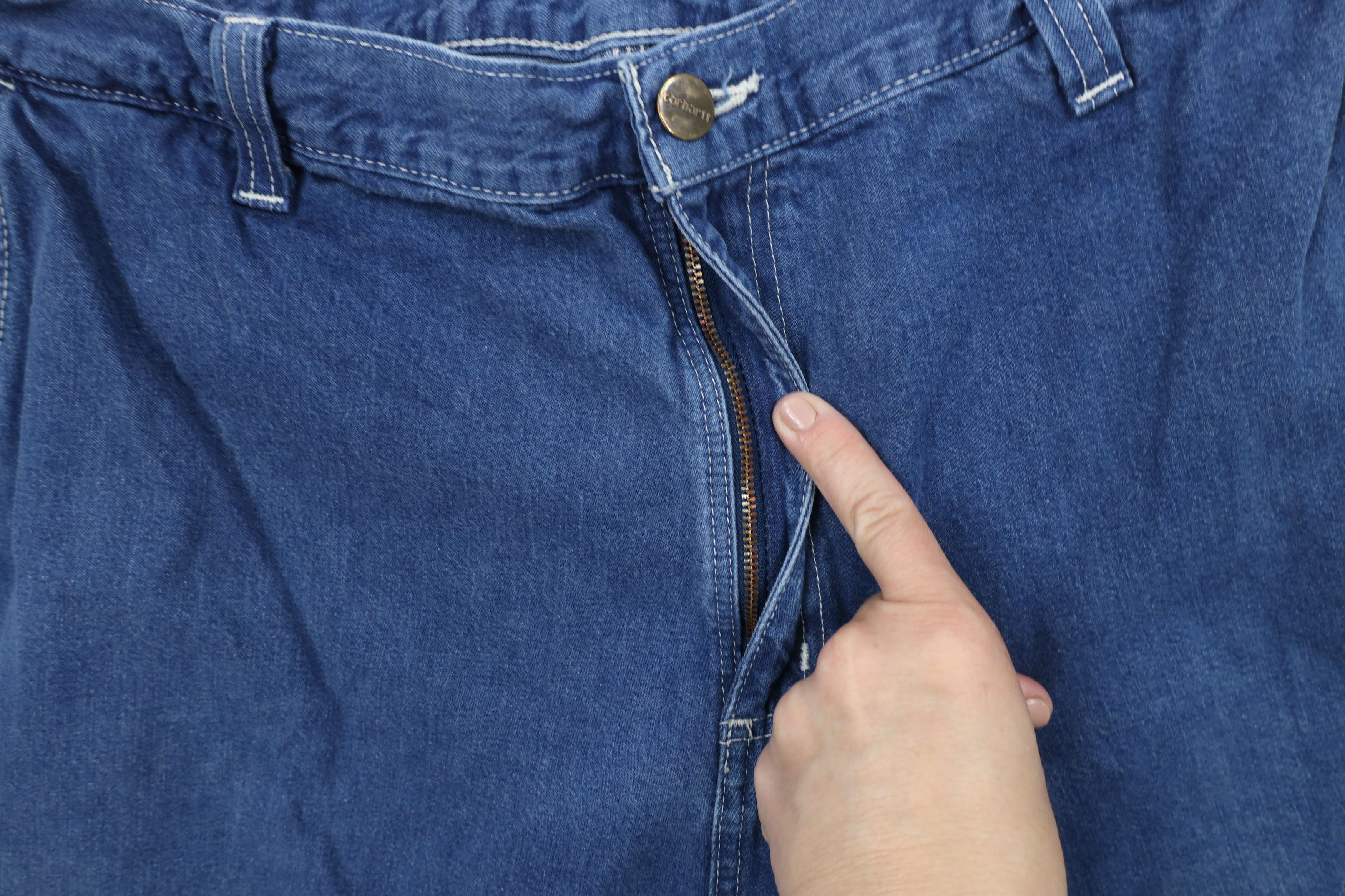 Carhartt × Vintage Vintage Carhartt Out Wide Leg Carpenter Dungaree Jeans Blue Size US 40 / EU 56 - 7 Thumbnail