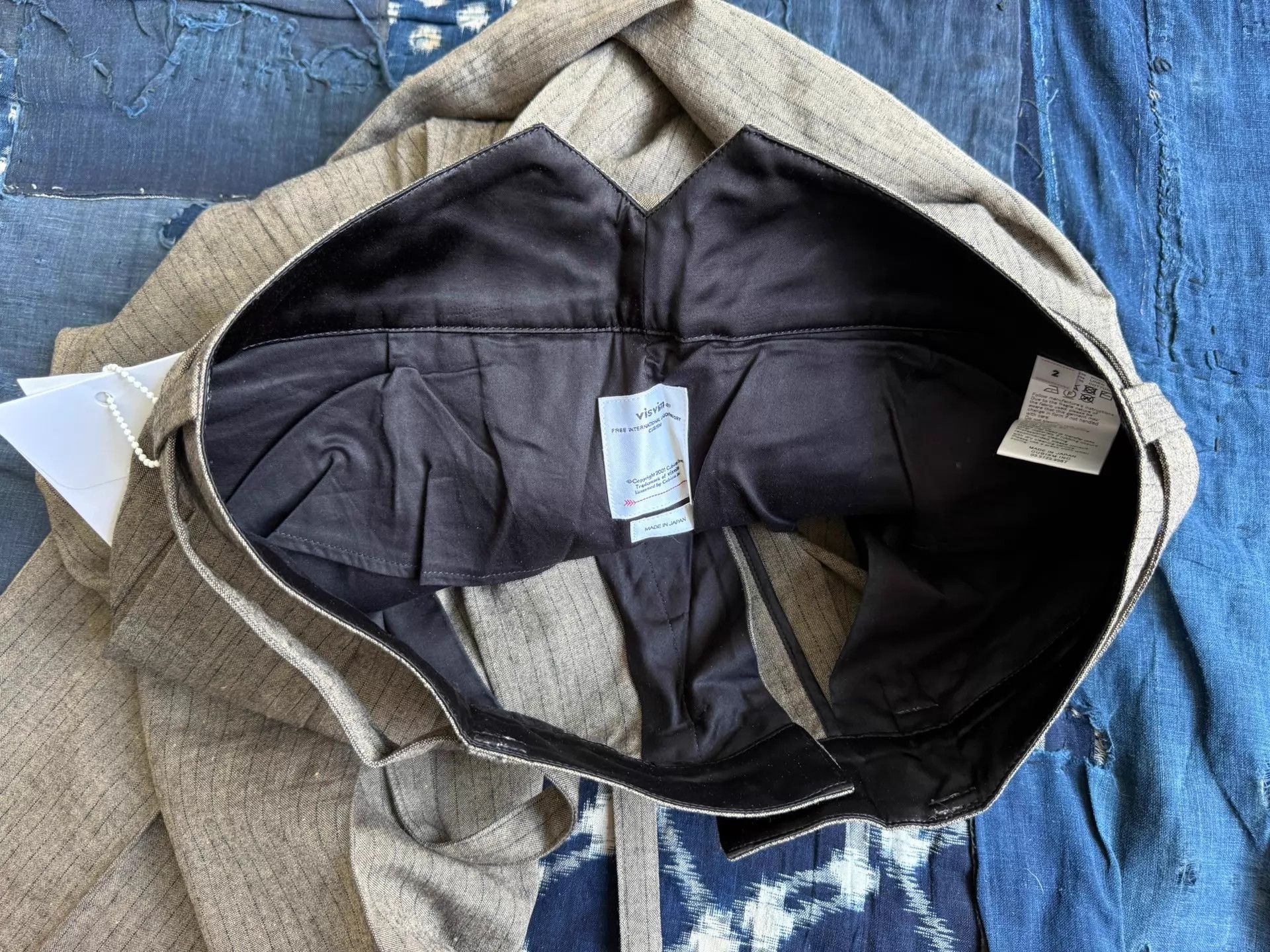 Visvim VISVIM 22AW HAKAMA PANTS SANTOME GRAY Size 2 Size US 32 / EU 48 - 8 Thumbnail
