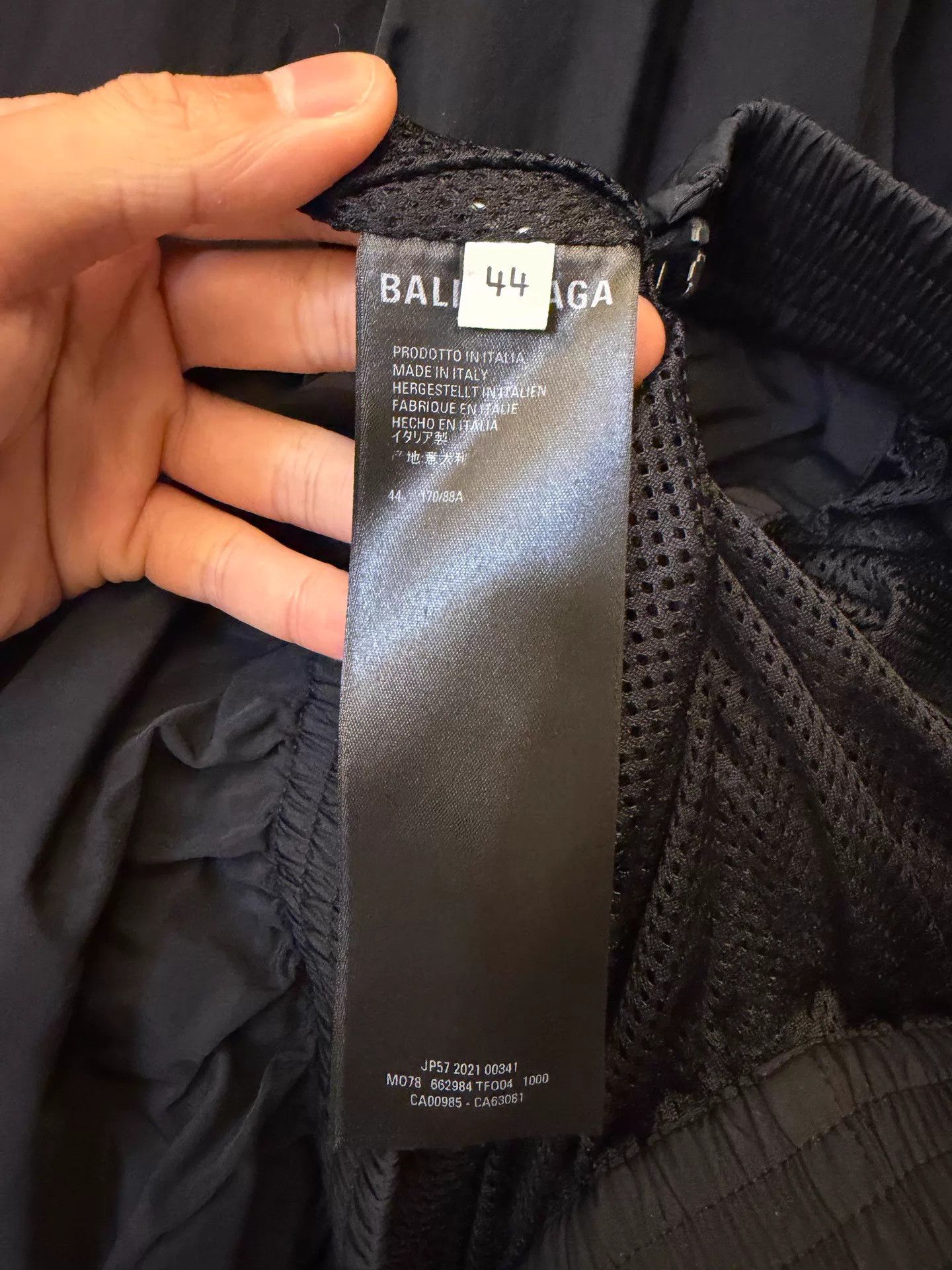 Balenciaga Balenciaga logo print regular fit unisex black jacket 44 Size US S / EU 44-46 / 1 - 4 Thumbnail