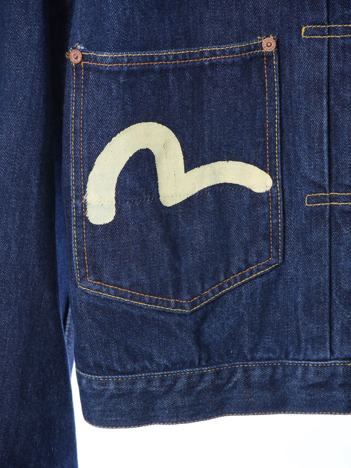 Evisu Evisu Type 2 denim jacket Made in Italy L Size US L / EU 52-54 / 3 - 2 Thumbnail