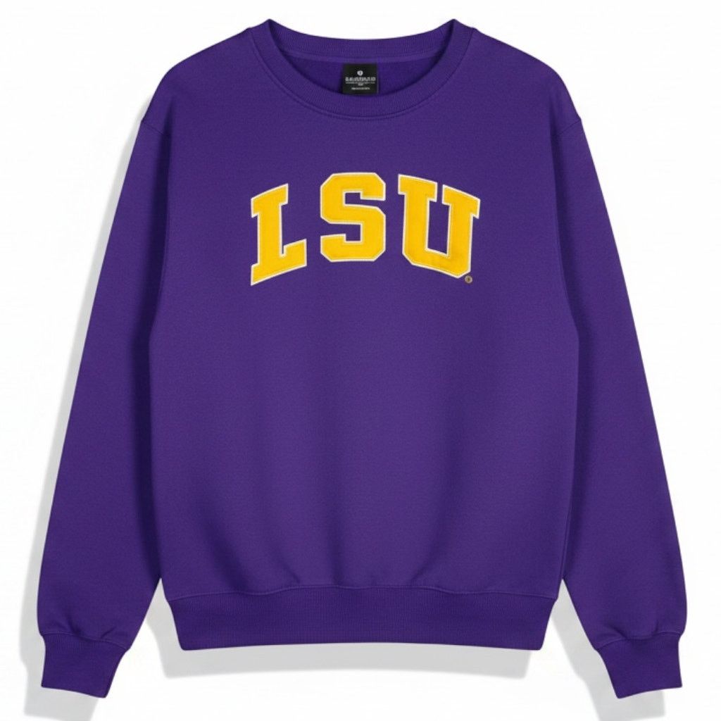 Colosseum Athletics LSU Louisiana State University Womens XL Crewneck Sweatshirt Size US XL / EU 56 / 4 - 1 Thumbnail