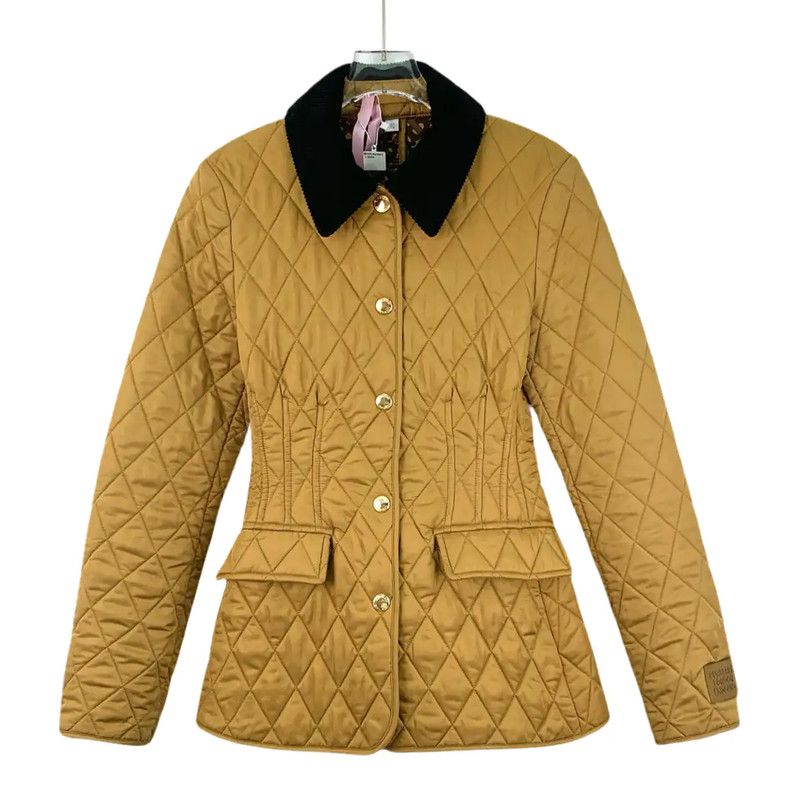 Burberry Burberry Brown Quilted Women's Jacket Size S Size S / US 4 / IT 40 - 1 Thumbnail