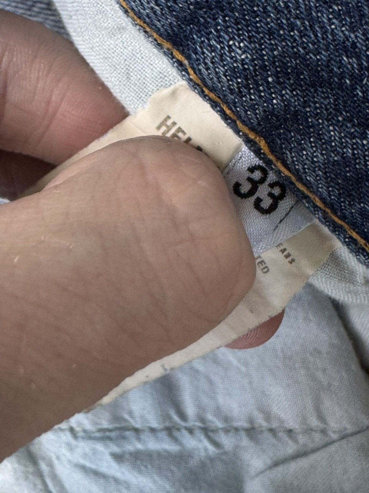 Helmut Lang Helmut Lang SS98 Painter 5 Pocket Classic Cut Denim Jeans Size US 33 - 20 Thumbnail