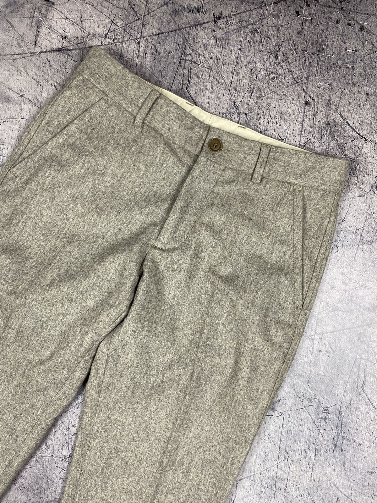 Moncler × Vintage Vintage Moncler Luxury Designer Wool Chino Pants Size 26" / US 2 / IT 38 - 3 Thumbnail