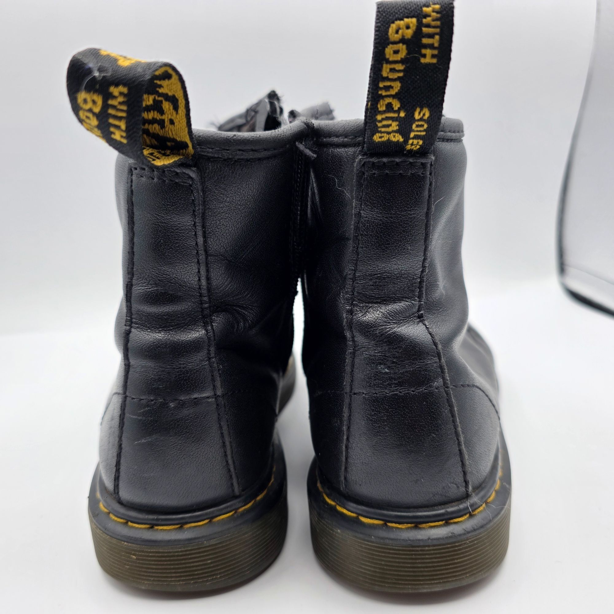 Dr. Martens Dr. Martens Womens Size 5 Black Leather Ankle Boots 1460 J S Size US 5 / IT 35 - 4 Thumbnail