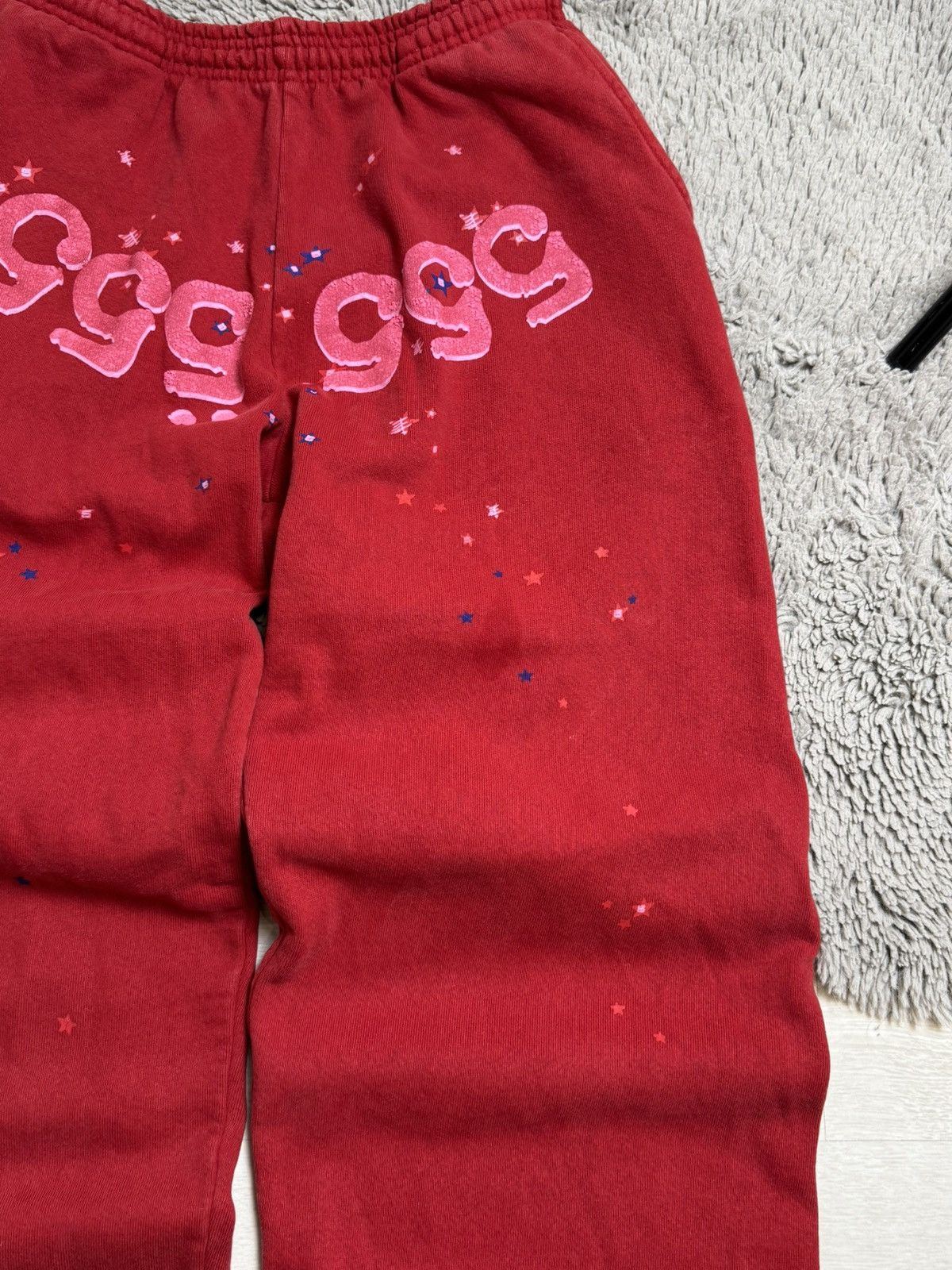 Sp5der Spider Worldwide 555 Baggy Pants Joggers Drill Swag Y2K Size US 38 / EU 54 - 4 Thumbnail