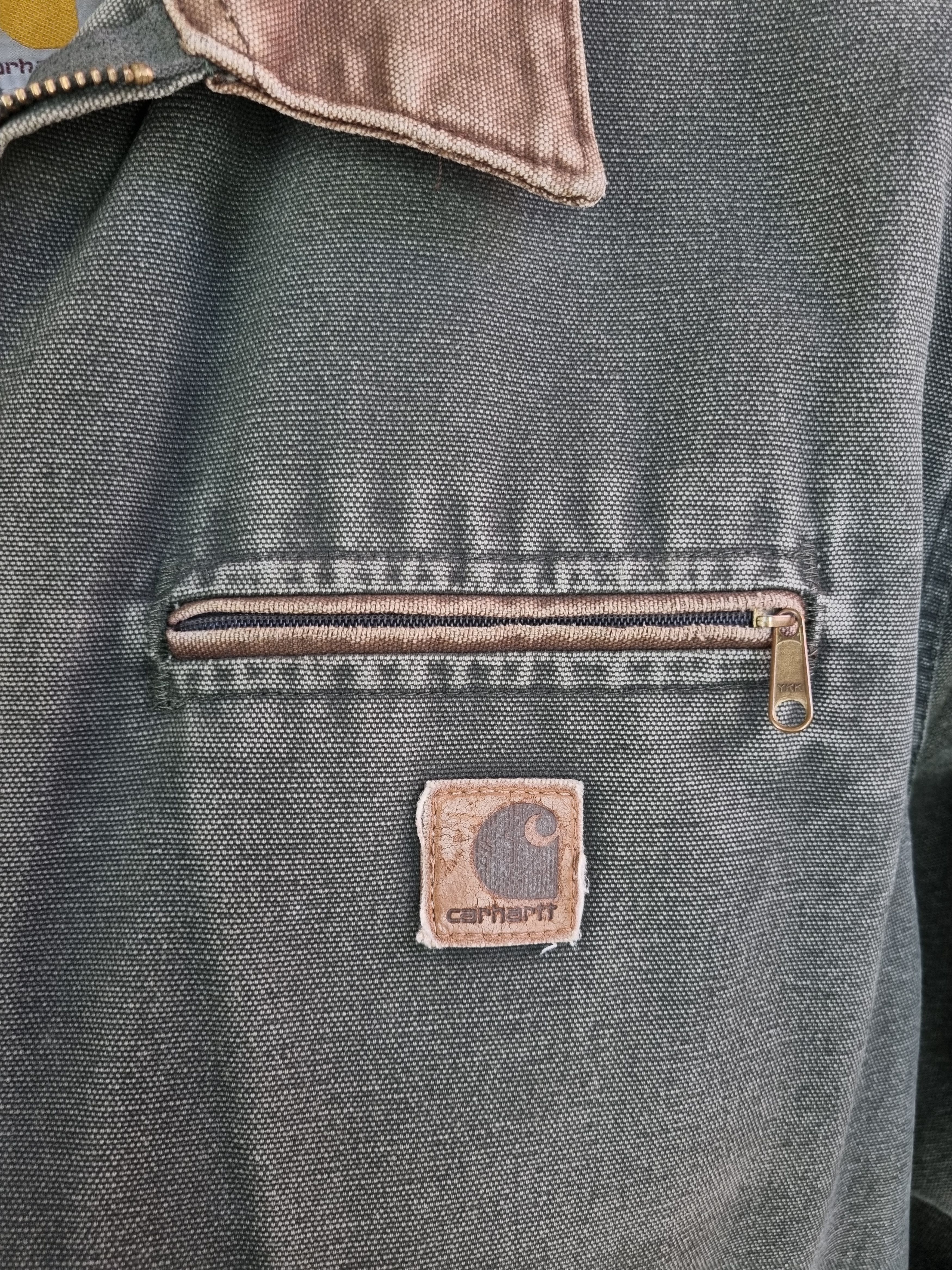 Carhartt Carhartt Distressed Ripped Faded Dirty Rare Jacket Size US XL / EU 56 / 4 - 11 Thumbnail
