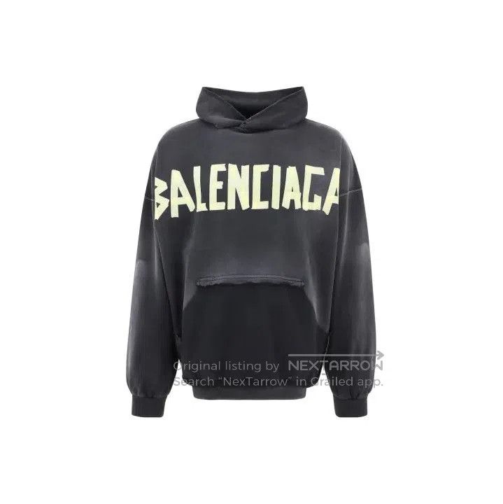 Balenciaga Balenciaga Logo Print Relaxed Fit Hoodie. Size US L / EU 52-54 / 3 - 1 Thumbnail