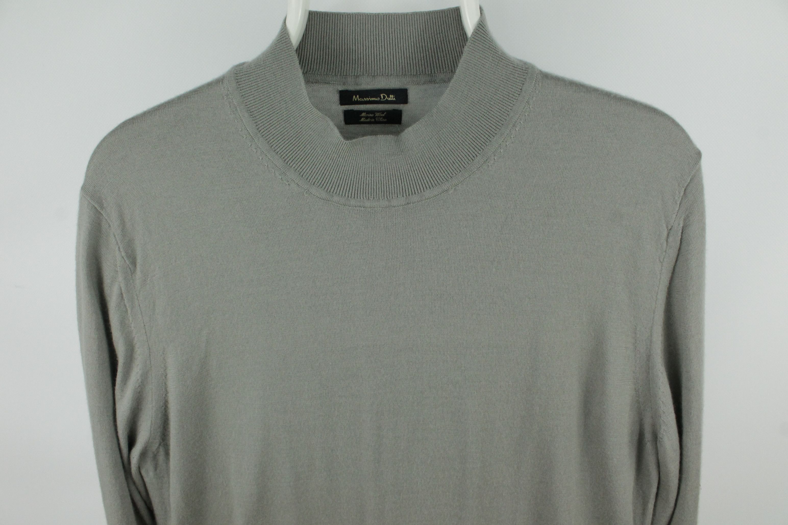Massimo Dutti Massimo Dutti Light Merino Wool High-Neck Pullover Size US L / EU 52-54 / 3 - 2 Thumbnail