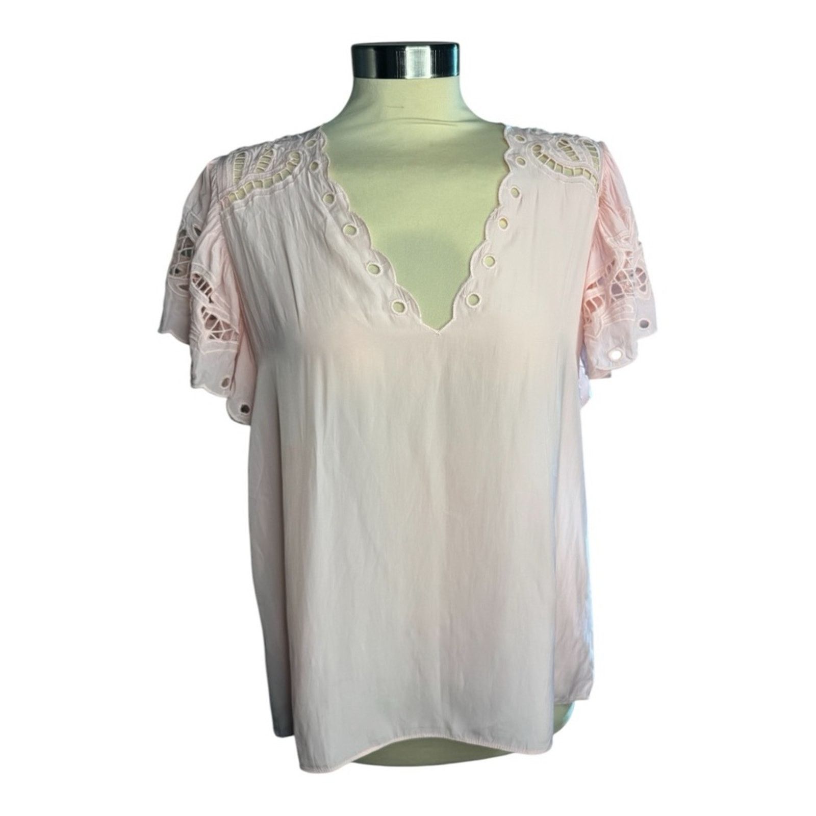 Ramy Brook Ramy Brook Rochelle Top in Pink Size S / US 4 / IT 40 - 4 Thumbnail