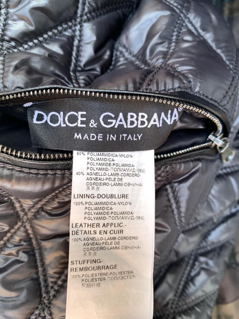 Dolce & Gabbana Dolce & Gabbana Runway Camo Lambskin Leather Parka Jacket Size US L / EU 52-54 / 3 - 7 Thumbnail