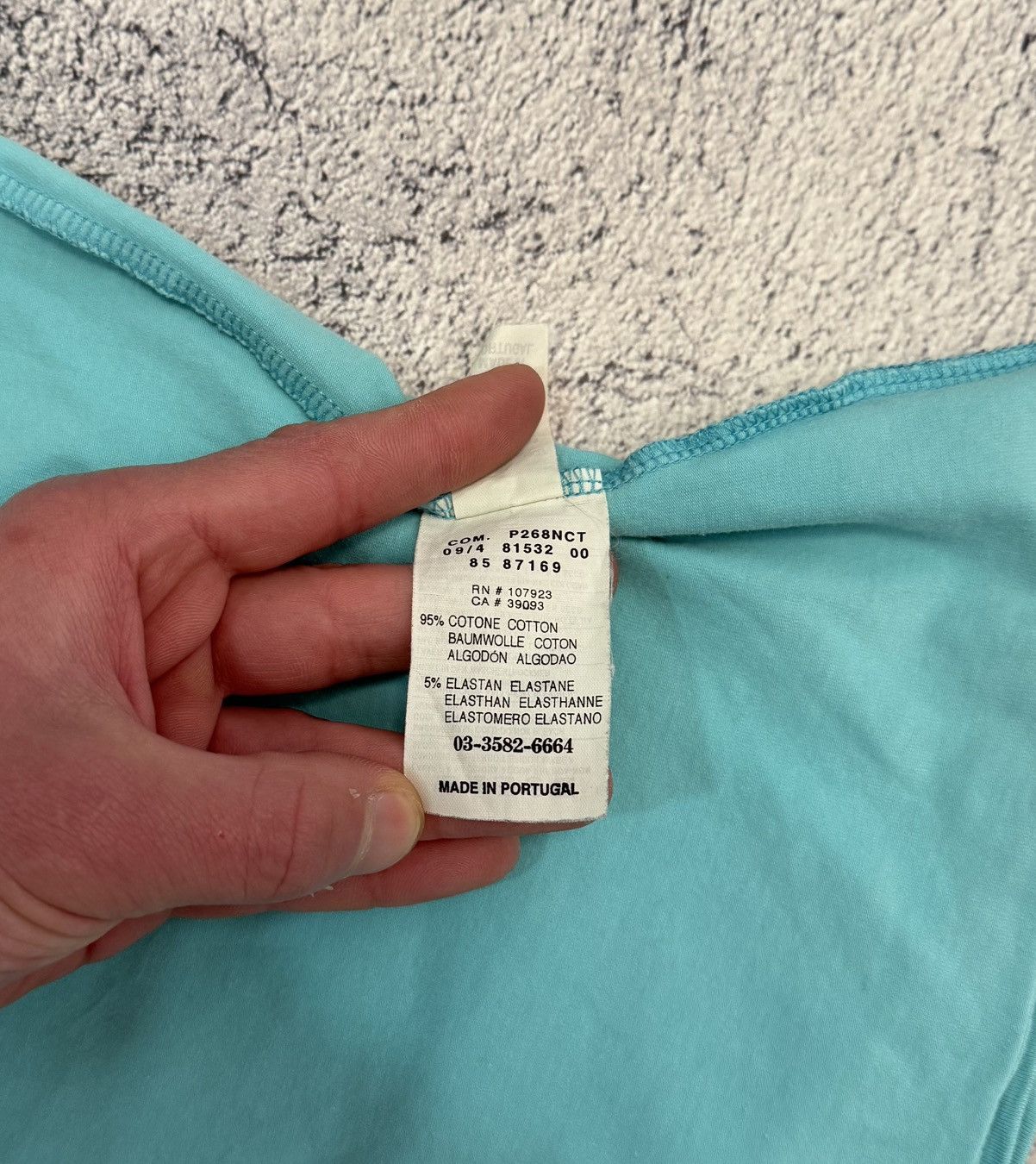 Moncler Moncler Women V Neck Top Turquoise Stretch Long Sleeve L Size L / US 10 / IT 46 - 12 Thumbnail