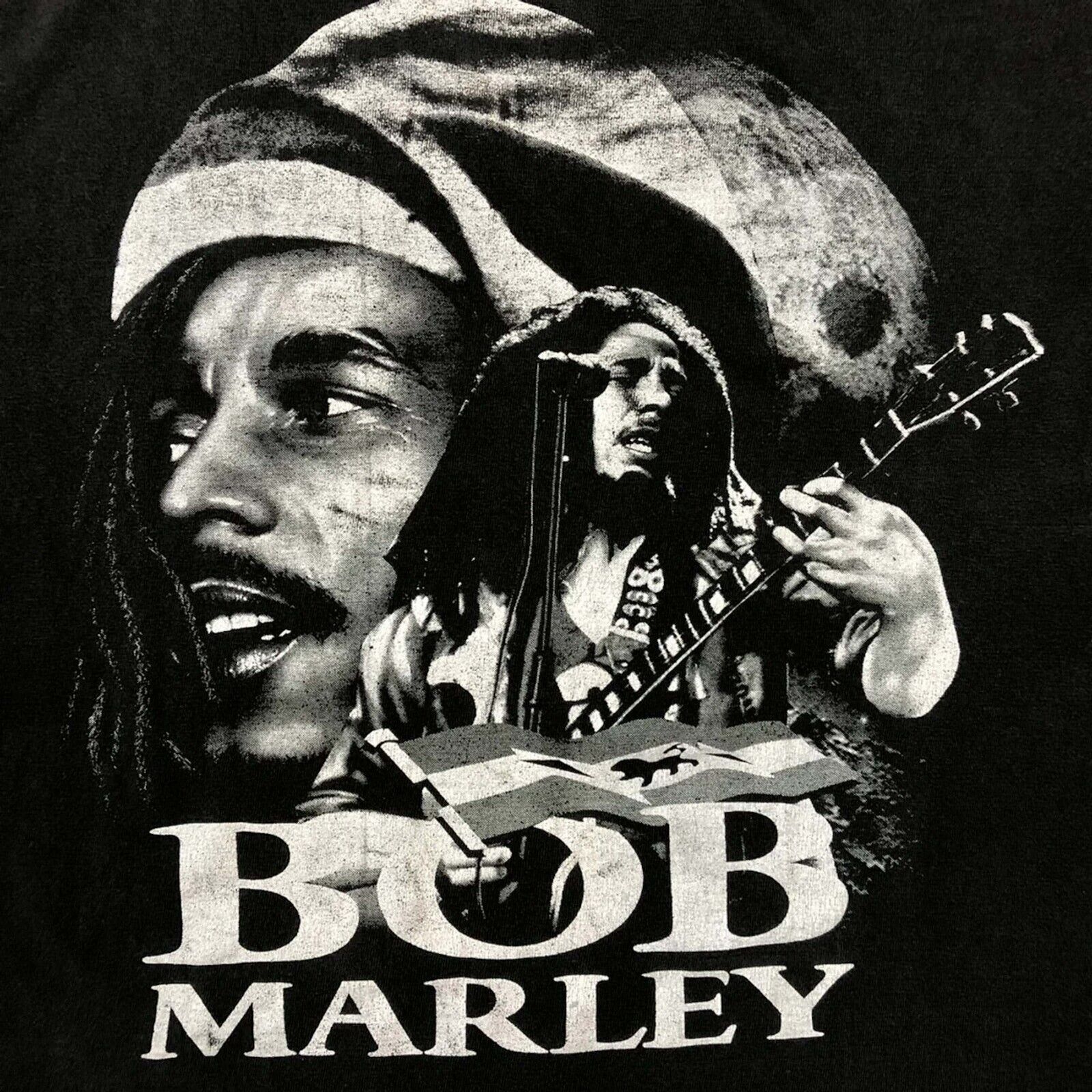 Bob Marley Vintage Bob Marley T Shirt Mens Distressed Graphic Band Tee Size US M / EU 48-50 / 2 - 7 Thumbnail