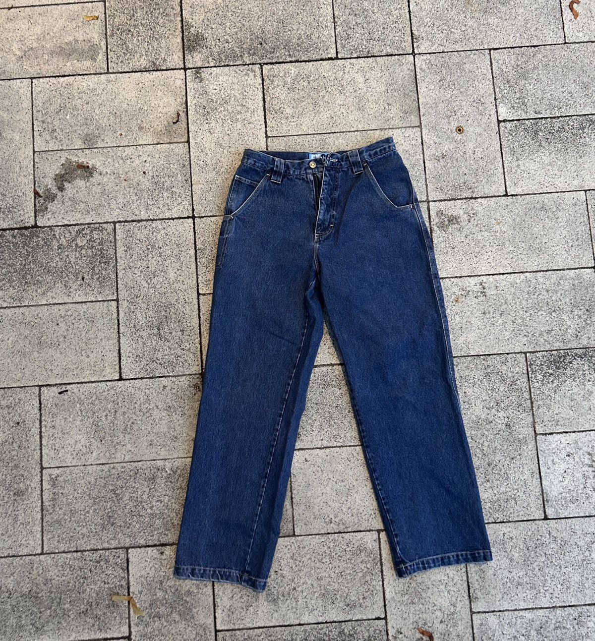 Vintage Y2K Exco Jeans Baggy Pitbull Embroidered Design (30x32 inch) Size US 30 / EU 46 - 3 Thumbnail