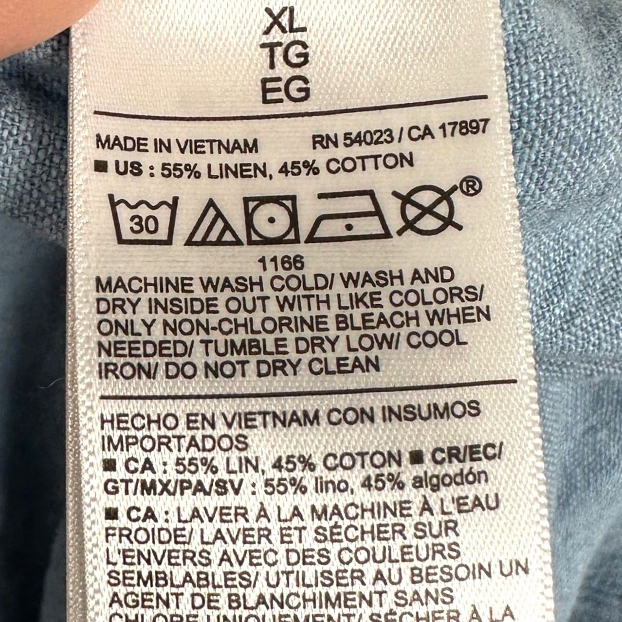 Old Navy Old Navy Linen Blend Jogger Shorts Mens XL Blue Casual Drawstring Stretch Waist Size US 38 / EU 54 - 5 Thumbnail