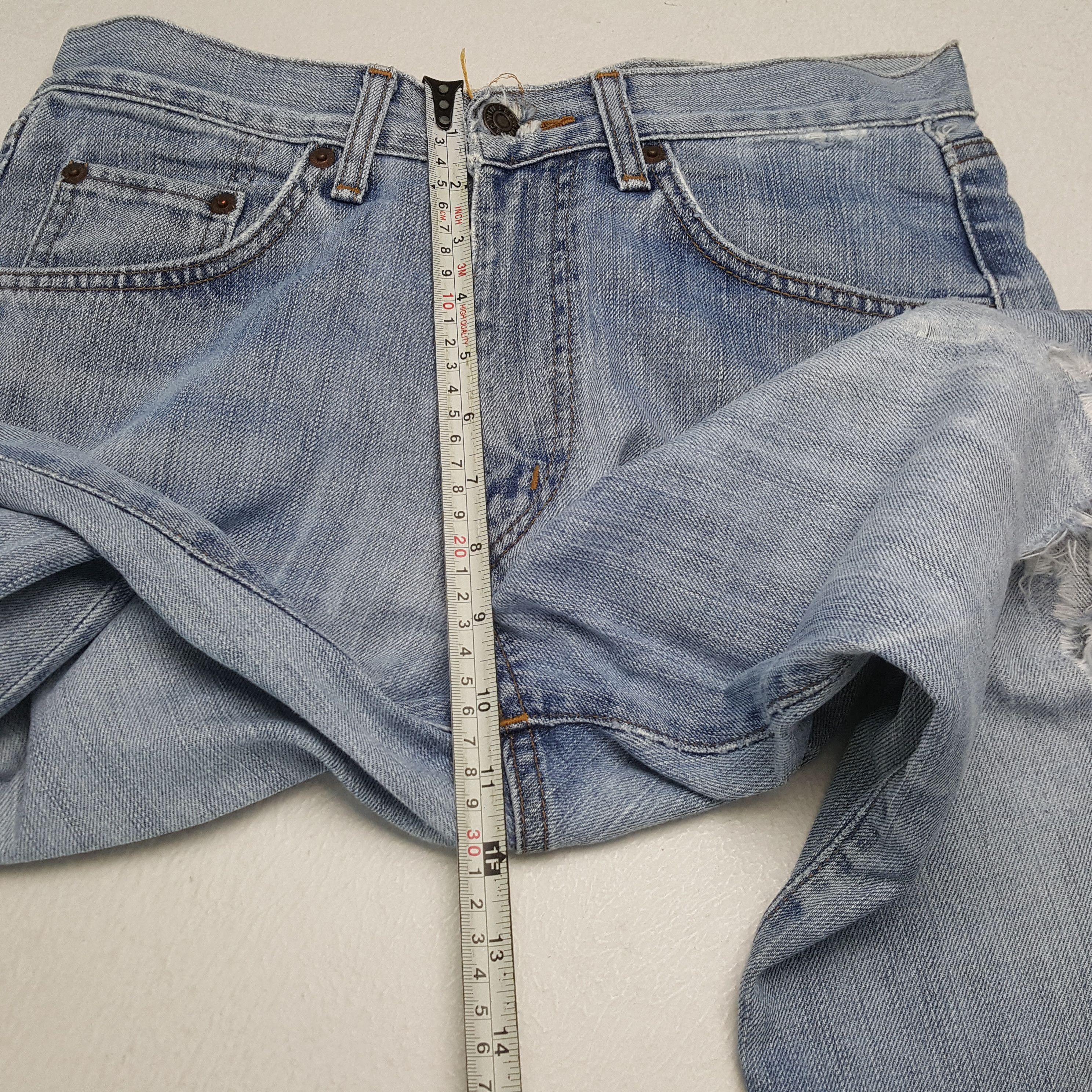 Edwin × Vintage Vintage EDWIN American Punk Style Distressed Denim Jean Size US 28 / EU 44 - 8 Thumbnail