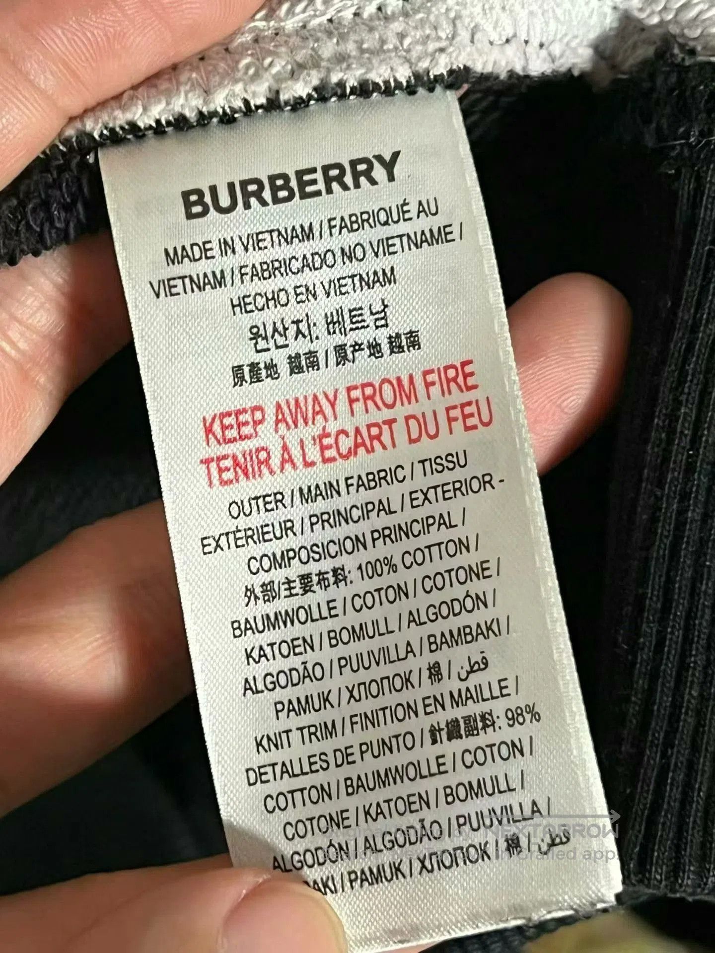 Burberry burberry black vintage checkered hoodie sweatshirt. Size US XL / EU 56 / 4 - 3 Thumbnail