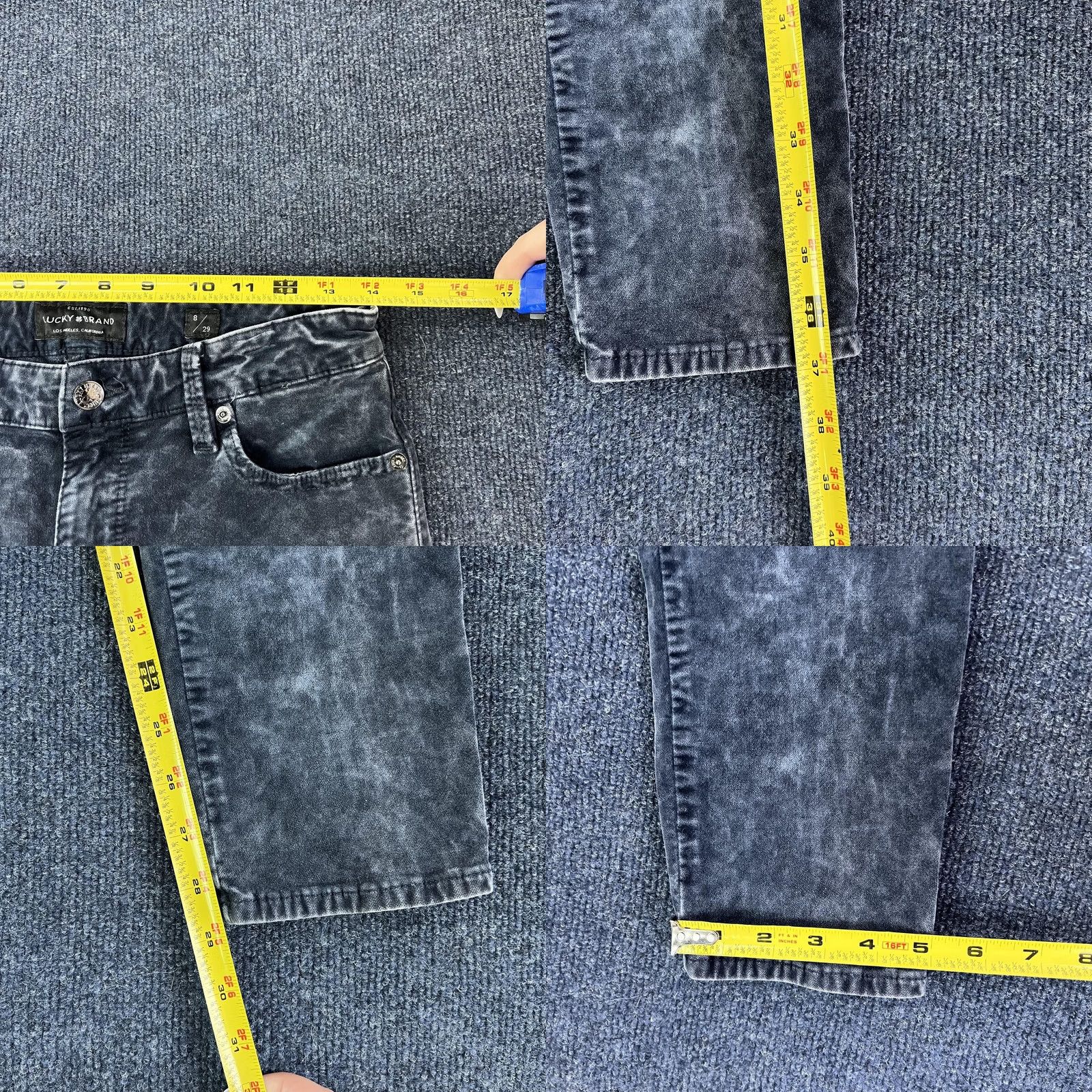 Lucky Brand Lucky Brand Jeggings Womens 8 Gray Brooke Legging Denim Stretch Skinny Casual Everyday Wear Size 30" / US 8 / IT 44 - 8 Thumbnail