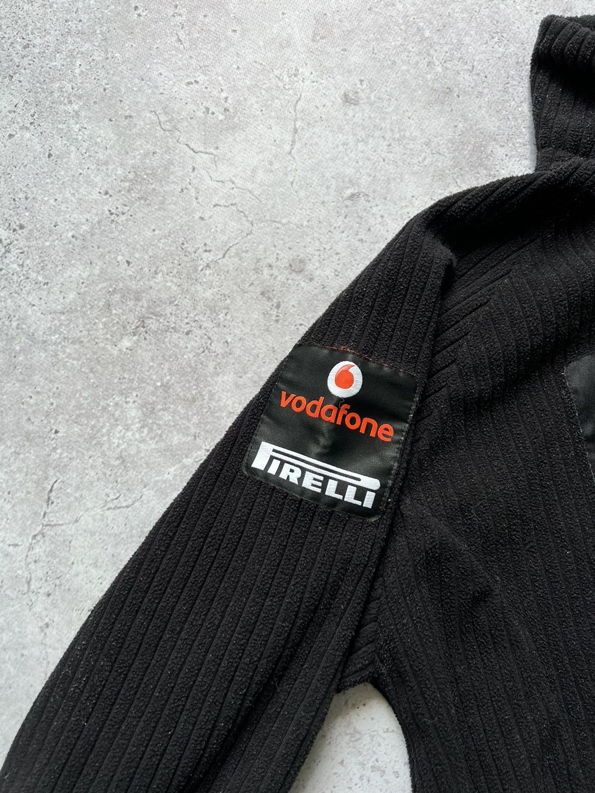 Mercedes-Benz × Vintage McLaren Mercedes Vodafone Fleece Zip Racing Sweater Size US XL / EU 56 / 4 - 5 Thumbnail