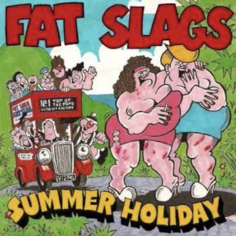 Vintage Vintage 90s Viz Comic Fat Slags Tee Size US L / EU 52-54 / 3 - 2 Thumbnail