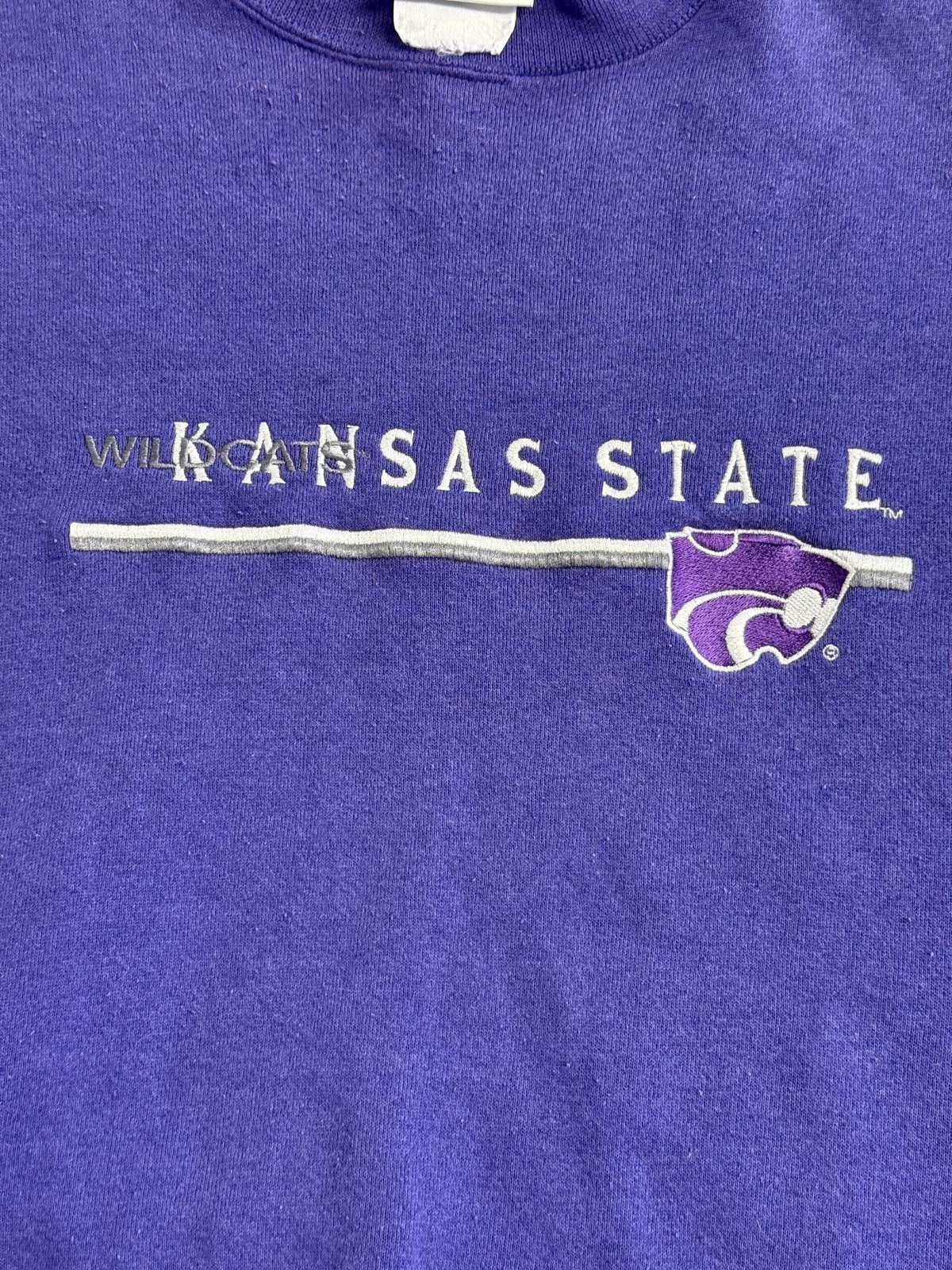 Puma Vintage Kansas State Wildcats Puma Purple Swetashirt Crew XL Size US XL / EU 56 / 4 - 4 Thumbnail