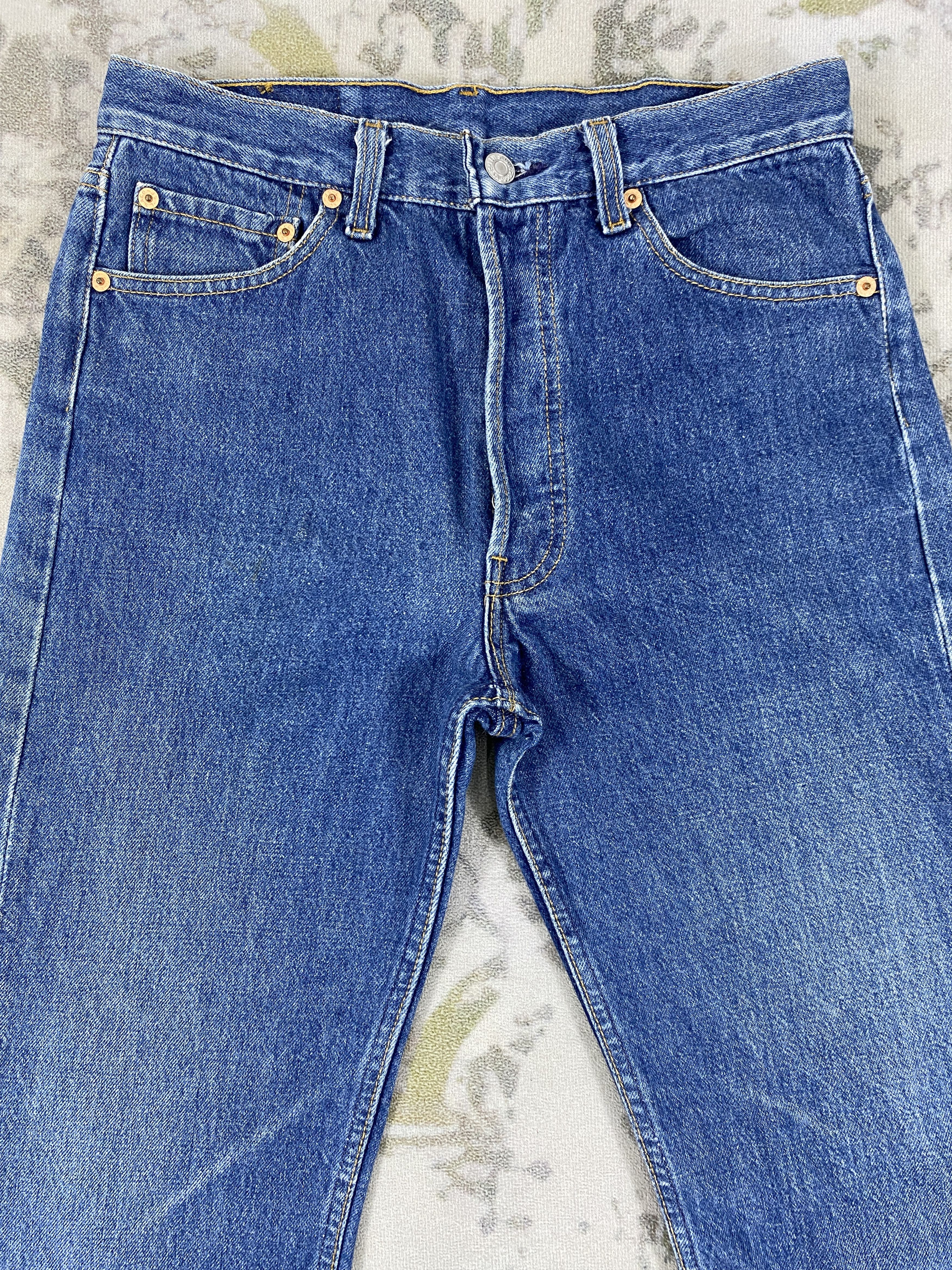 Levi's Blue Vintage Levi's 501 USA Jeans 30x29.5 - JN3598 Size US 30 / EU 46 - 3 Thumbnail