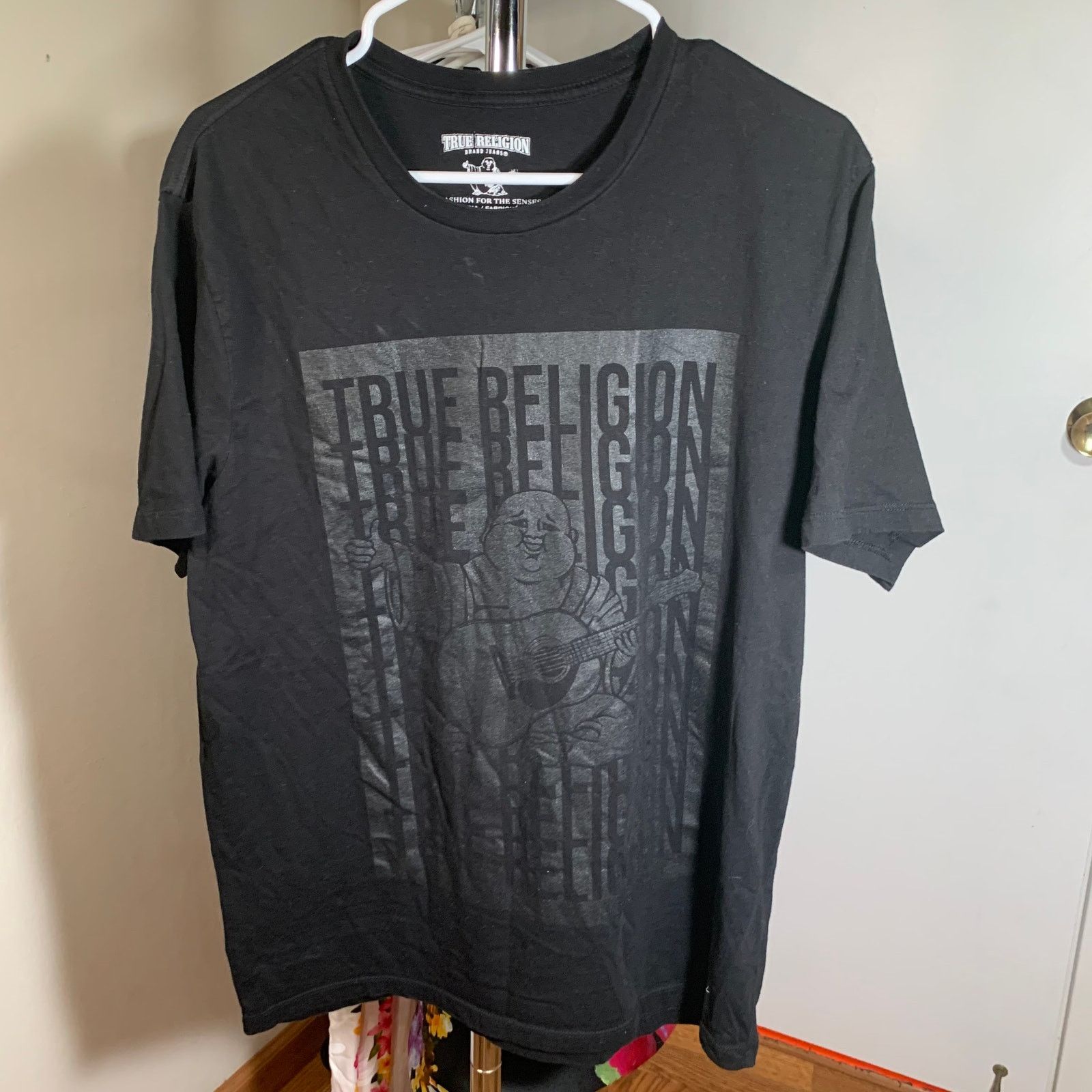 True Religion True Religion Men's Short Sleeve Black T-Shrits Size L Size US L / EU 52-54 / 3 - 6 Thumbnail