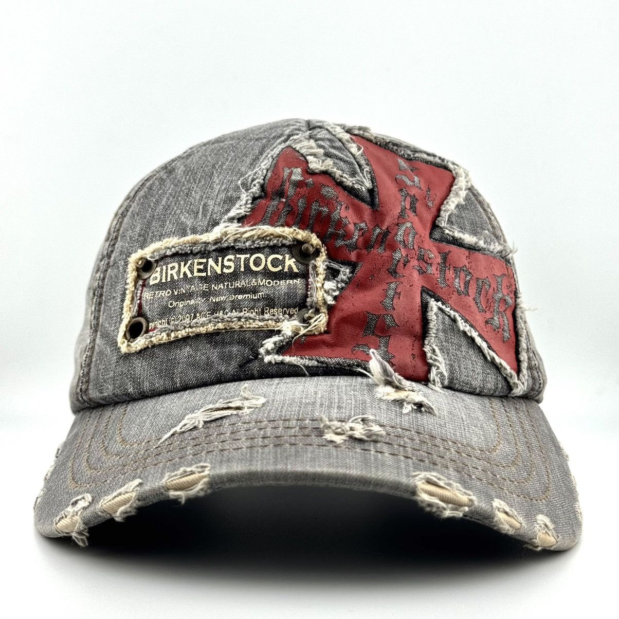 Birkenstock Vintage Birkenstock Distressed Y2K Cap - Retro Graphic Hat Size ONE SIZE - 2 Thumbnail