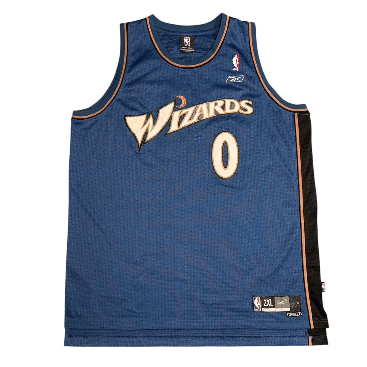 Reebok Gilbert ARENAS Washington WIZARDS Vintage Y2K NBA Jersey Size US XXL / EU 58 / 5 - 1 Thumbnail