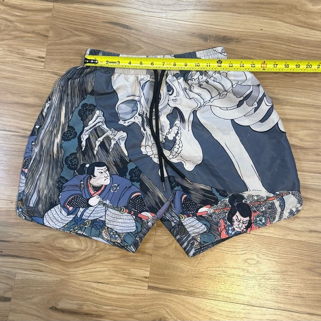 47 Brand Rebel Men’s Samurai Skeleton Shorts Size S Size US 30 / EU 46 - 3 Thumbnail