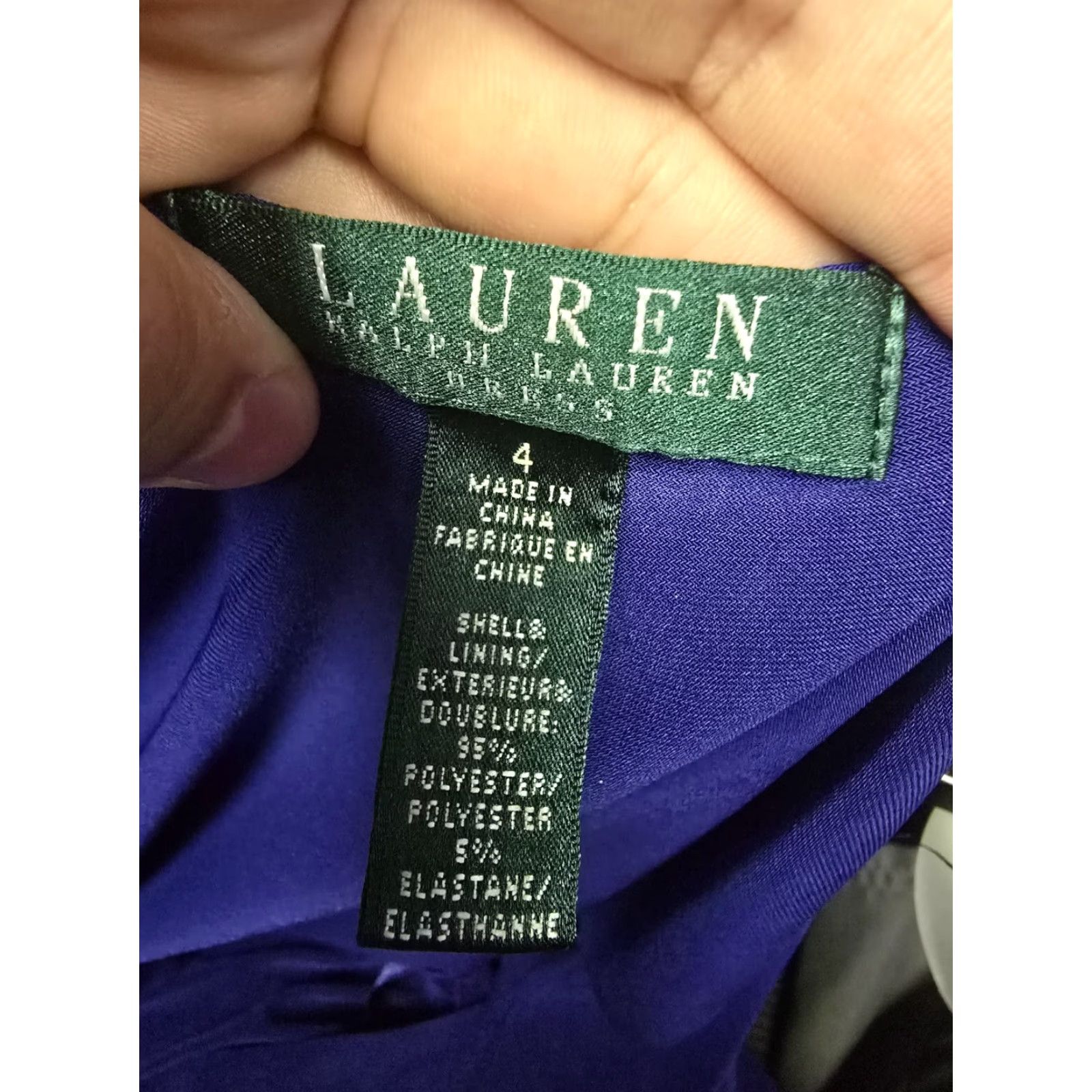 Ralph Lauren Lauren Ralph Lauren Bodycon Dress Womens 4 Stretch Casual Blue Size S / US 4 / IT 40 - 7 Thumbnail