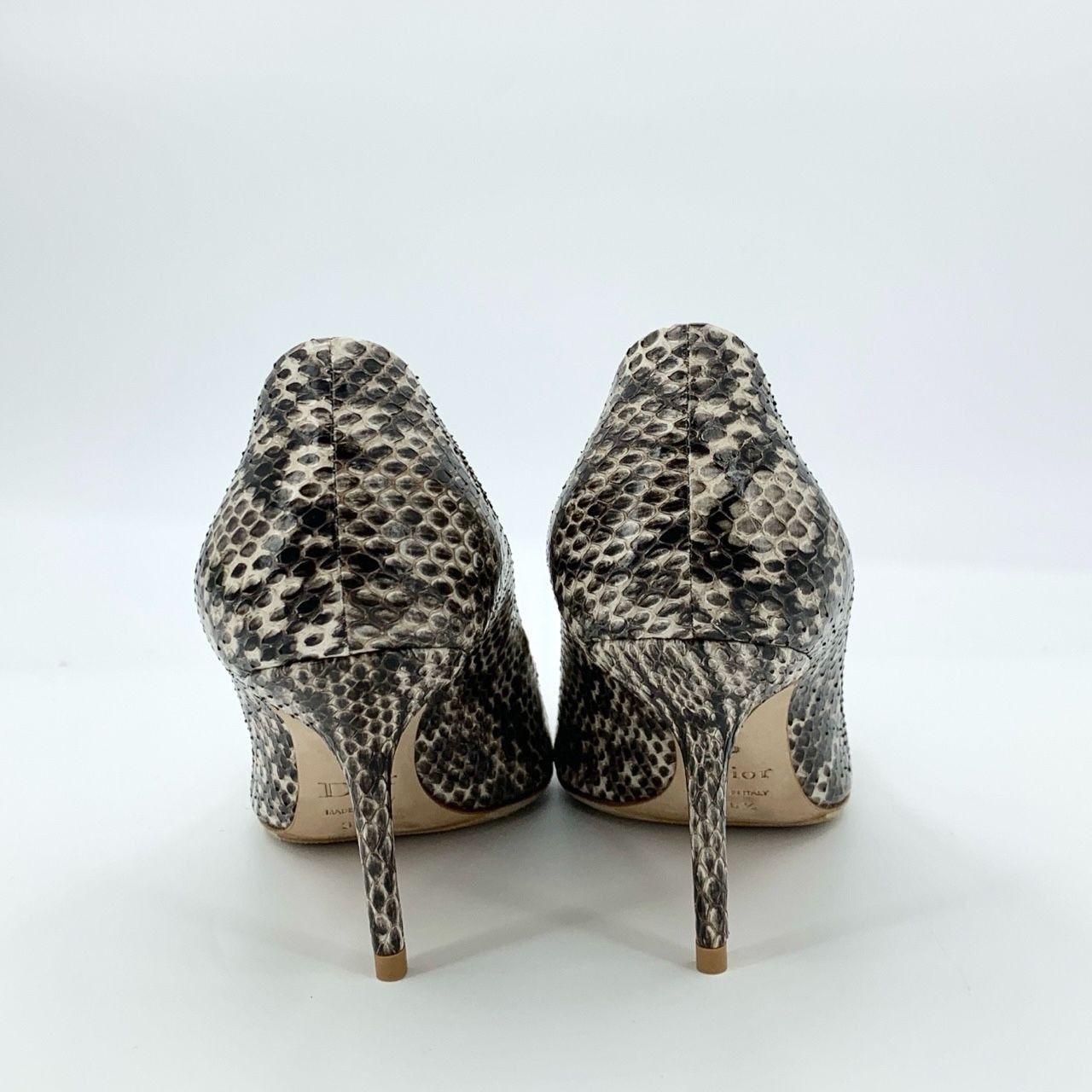 Dior Christian Dior Snake Print Pointed Toe Pumps With Silver & N Size US 6 / IT 36 - 5 Thumbnail