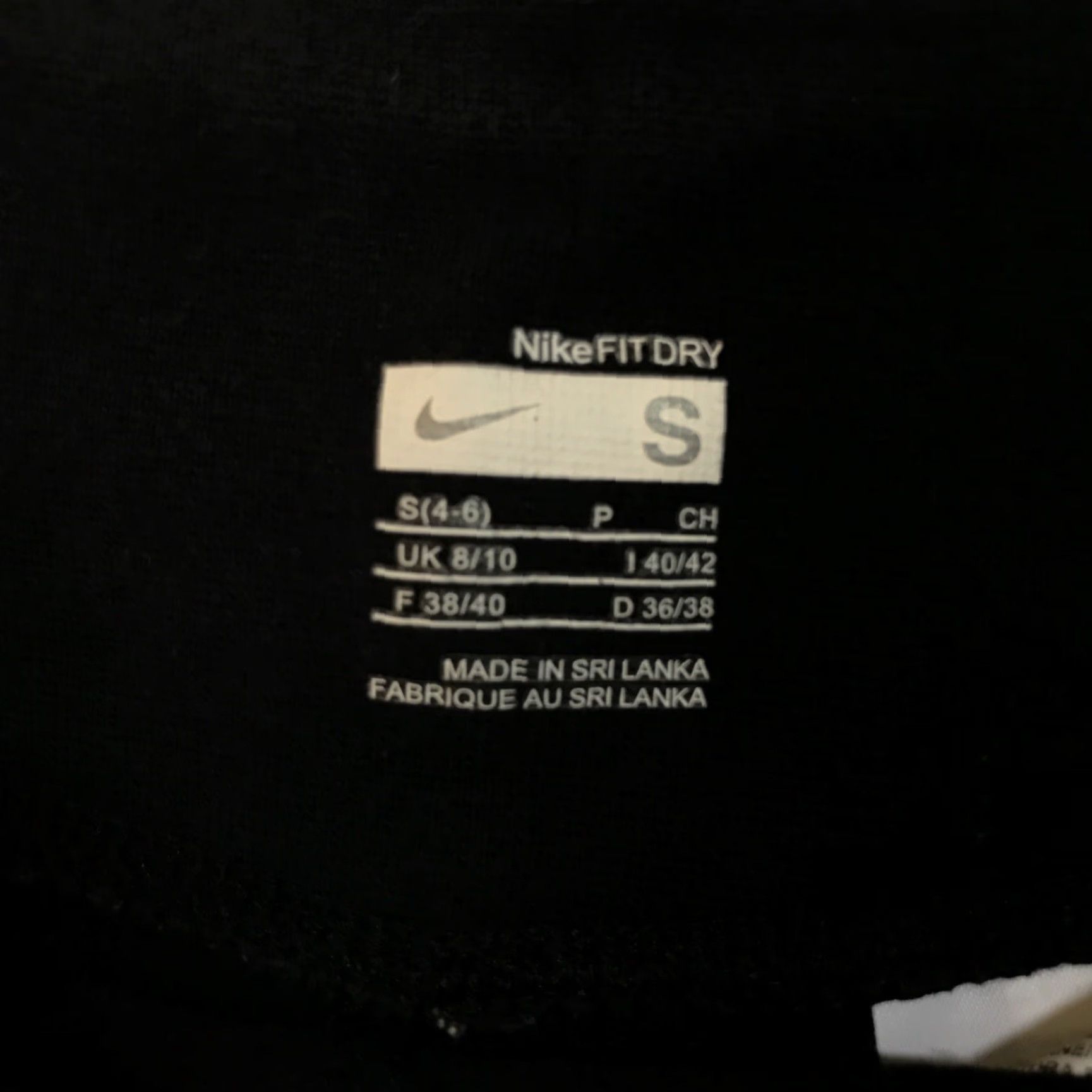 Nike VINTAGE Nike Womens Dri Fit Live Strong Yoga Athletic Pants Joggers Sweatpants S Black Size 26" / US 2 / IT 38 - 4 Thumbnail
