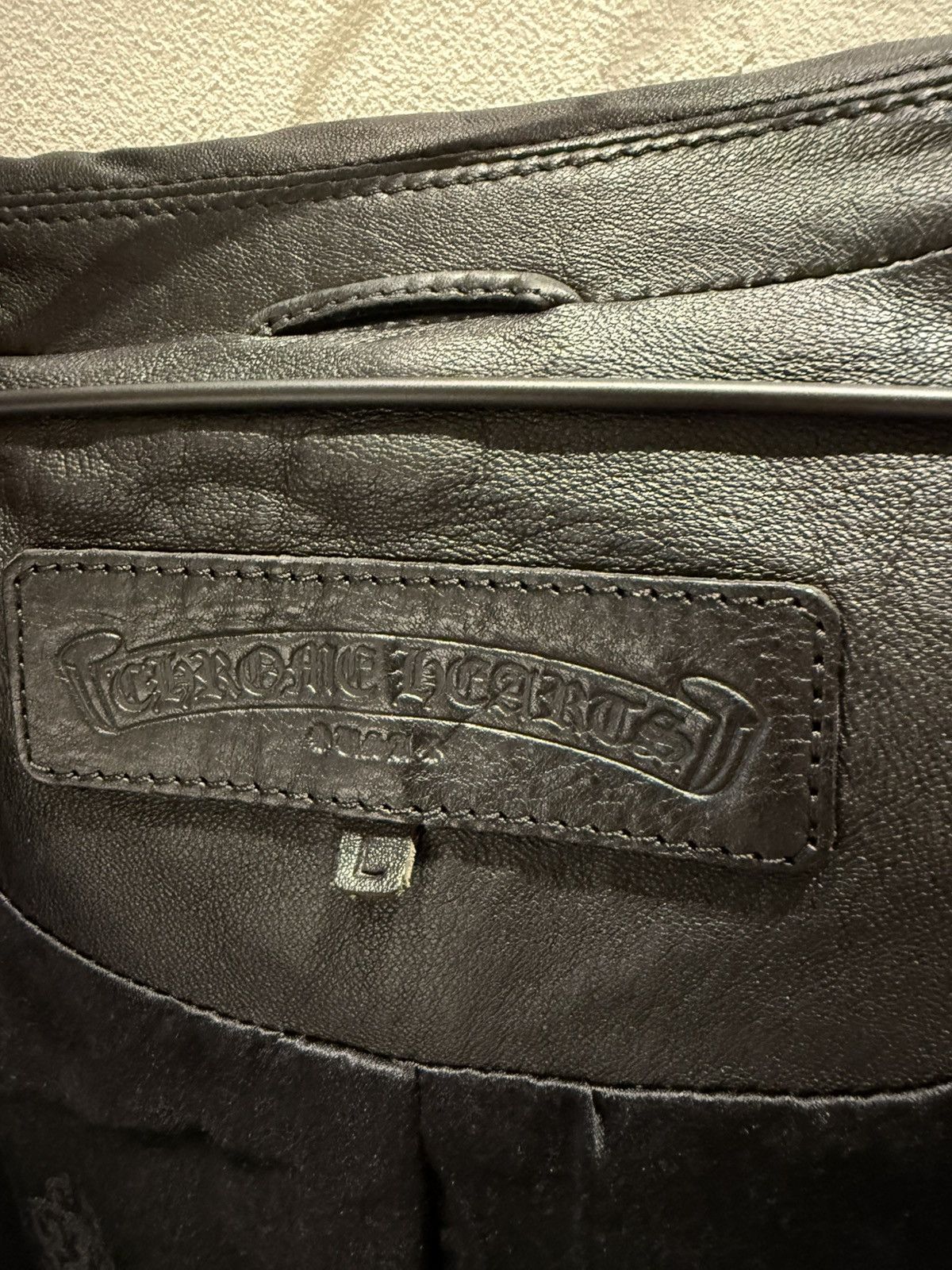 Chrome Hearts Chrome Hearts Leather Jacket Classy RARE !! Size US L / EU 52-54 / 3 - 6 Thumbnail