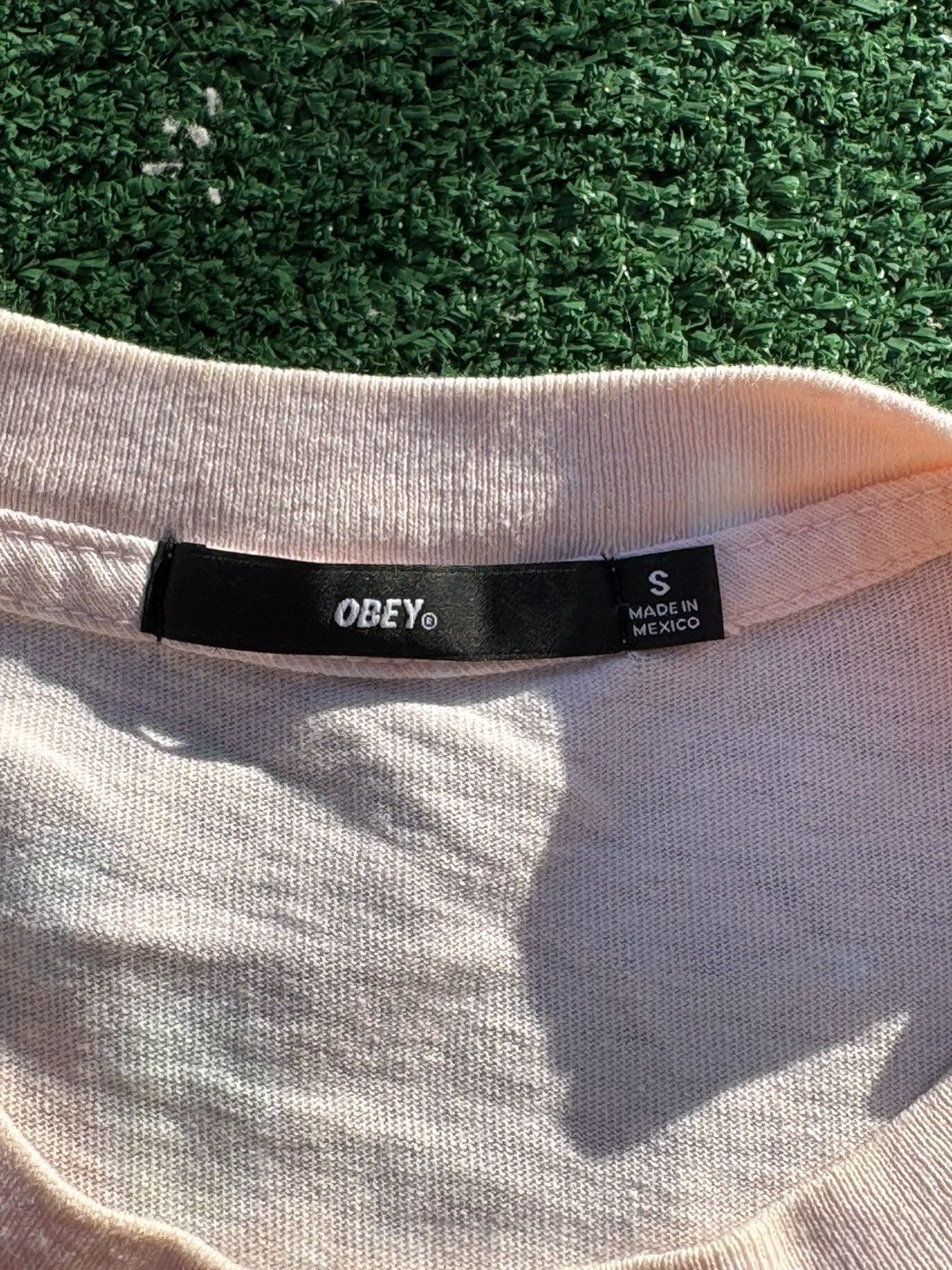 Obey Obey Pink/White Tie Dye T-Shirt Size US S / EU 44-46 / 1 - 4 Thumbnail