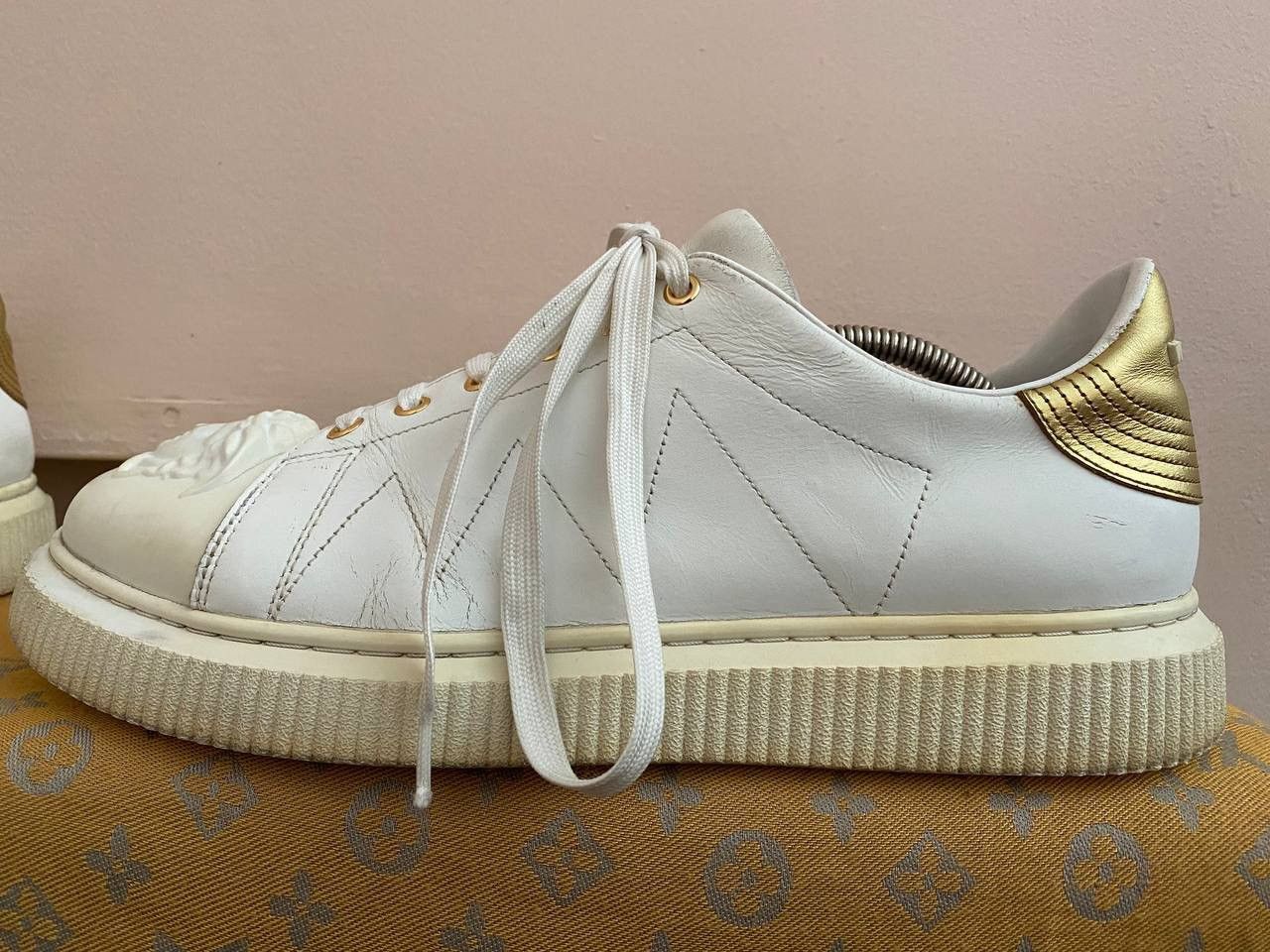 Versace 🔥 RRP 850$ Versace Big Medusa Logo Sneaker Size US 12.5 / EU 45-46 - 4 Thumbnail