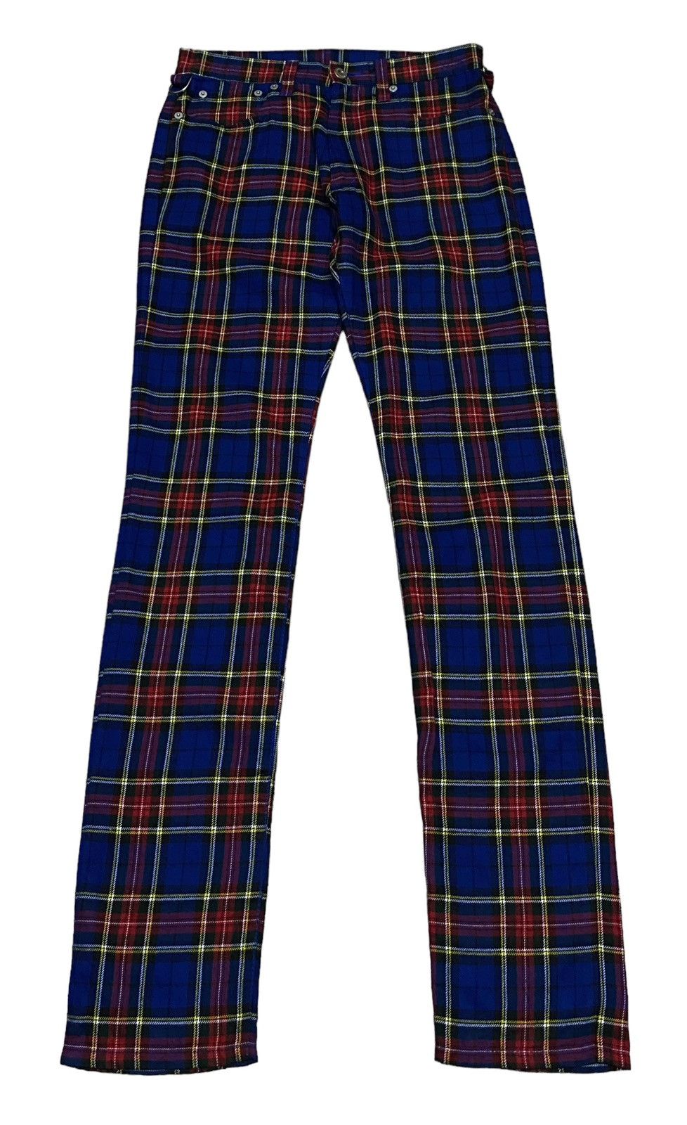 14th Addiction Rare Vintage Sexy Dynamite London Punk Bondage Pants 1990s Size US 28 / EU 44 - 1 Thumbnail