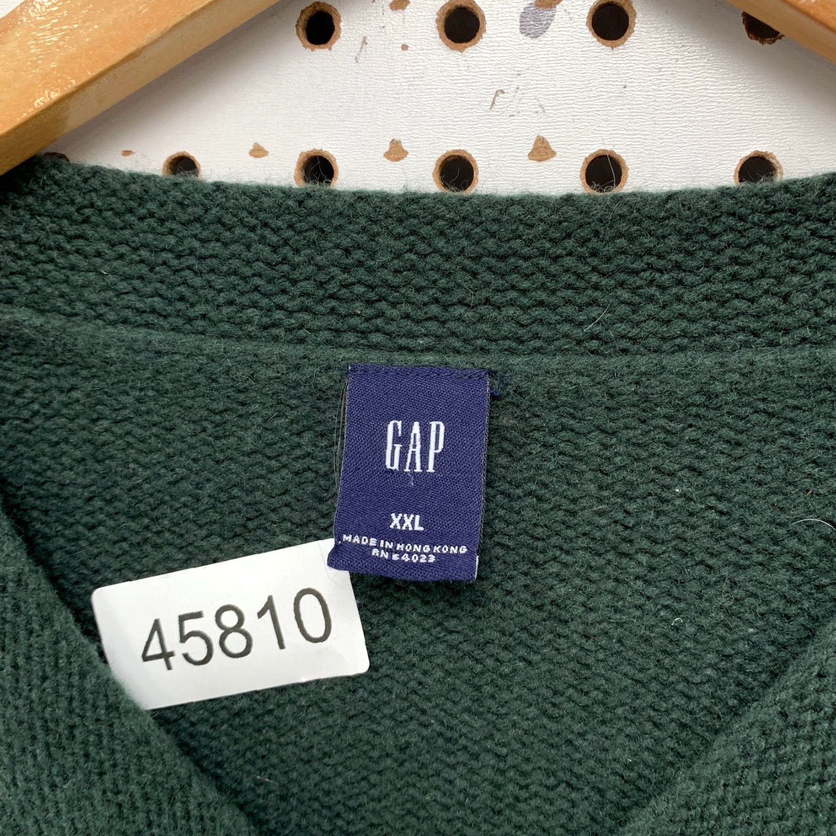 Gap VINTAGE GAP Wool Sweater Mens 2XL Green Wool Angora Blend V Neck Preppy Business Shirt Size US XXL / EU 58 / 5 - 5 Thumbnail