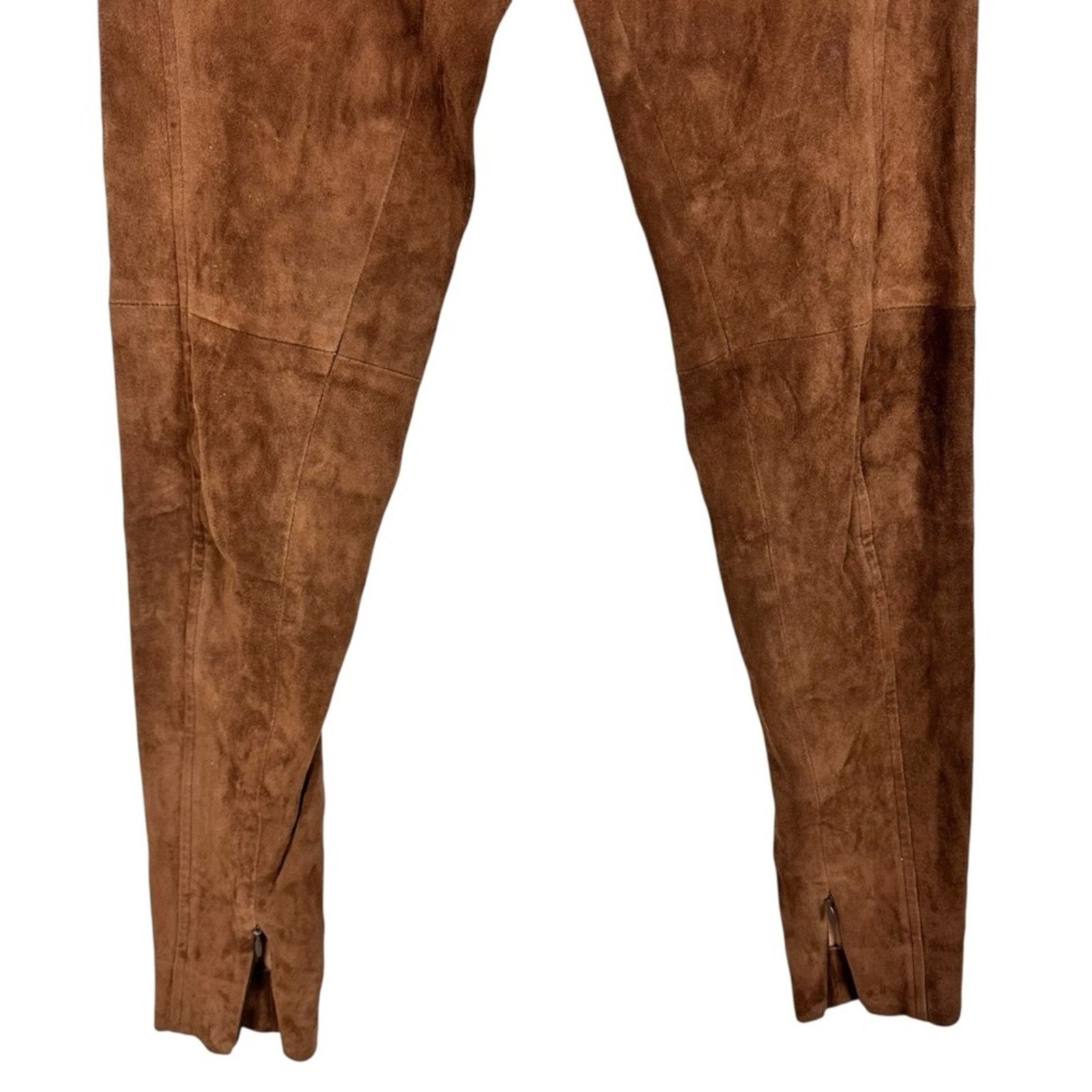 Ralph Lauren Polo Ralph Lauren Lambskin Suede Riding Pant Cinnamon Size 2 Size 26" / US 2 / IT 38 - 12 Thumbnail