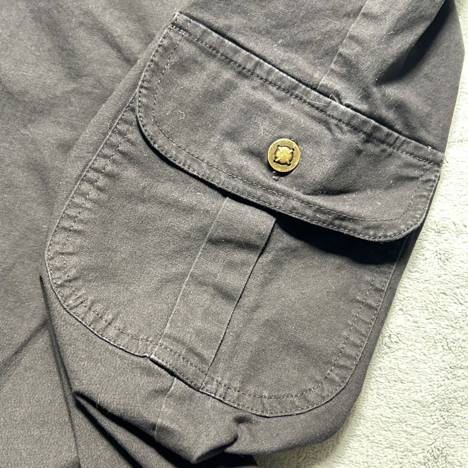 Wrangler Y2K 2000s Beyond Baggy Crop Cargo Pants Womens 22 40x20 Wide Size 42" / US 20 - 3 Thumbnail