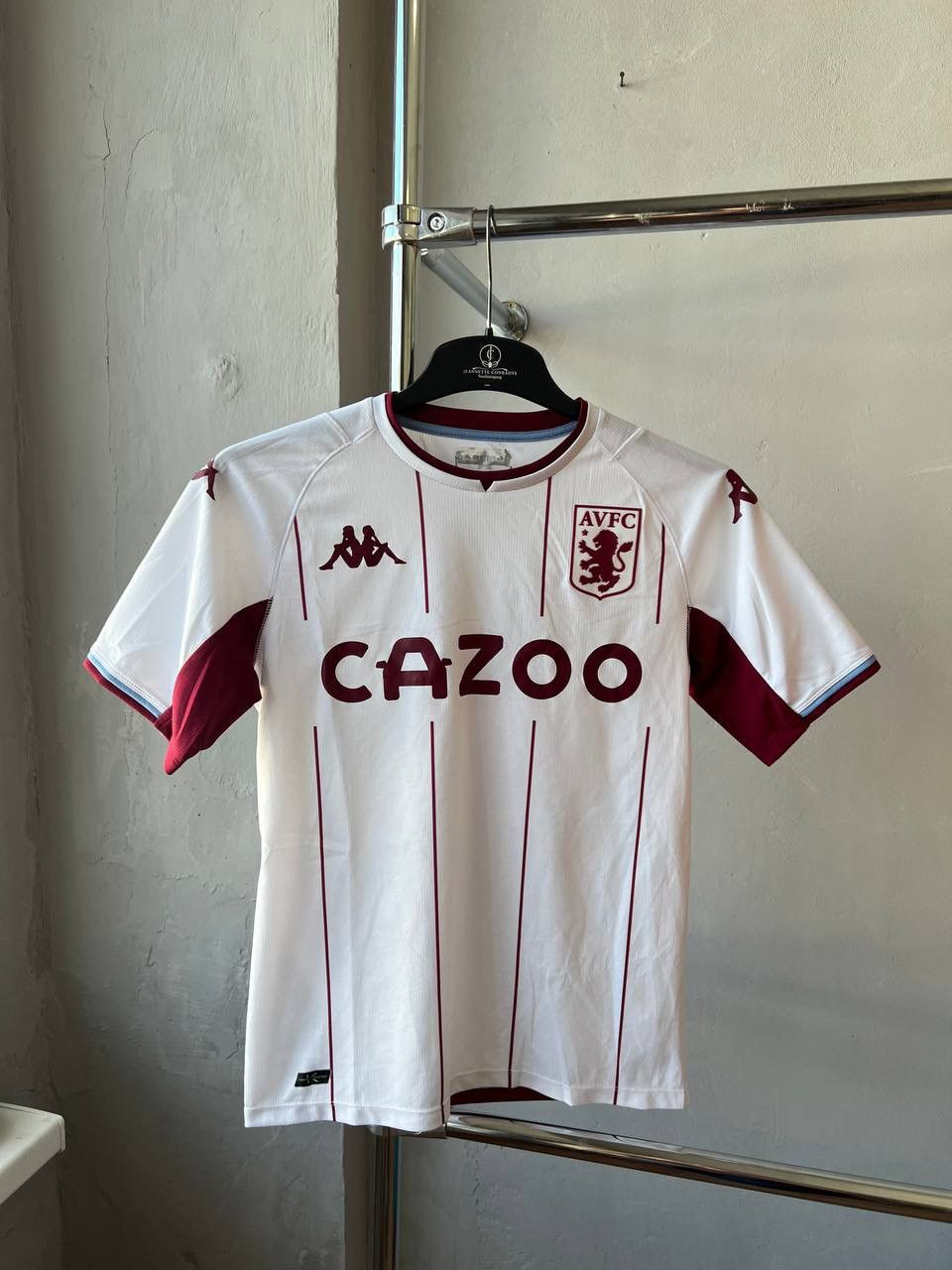 Kappa 2021/22 ASTON VILLA AWAY SOCCER JERSEY FOOTBALL SHIRT SIZE S Size US S / EU 44-46 / 1 - 2 Thumbnail