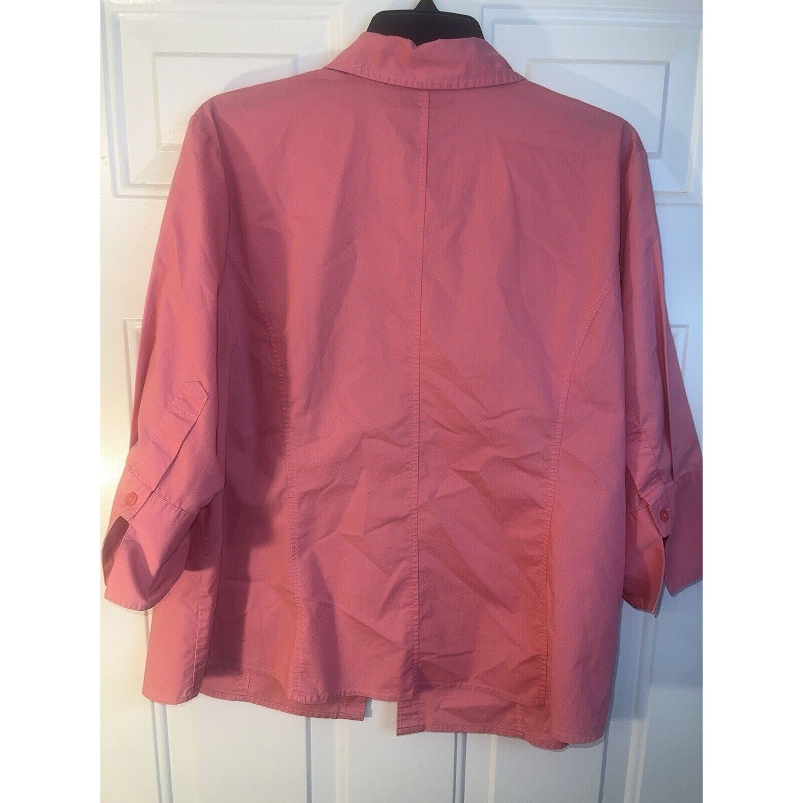 & Other Stories Lane Bryant Blouse Button Down Shirt Women's 14/16 Pink Size XL / US 12-14 / IT 48-50 - 6 Thumbnail