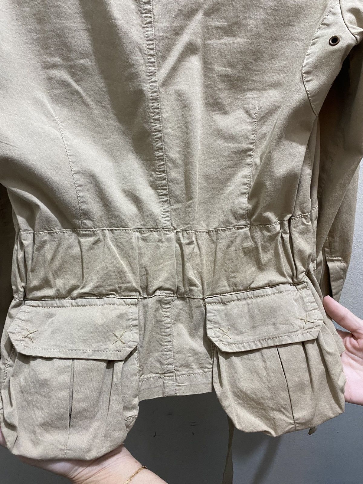 Frankie Morello FRANKIE MORELLO COTTON JACKET KHAKI Size M / US 6-8 / IT 42-44 - 4 Thumbnail
