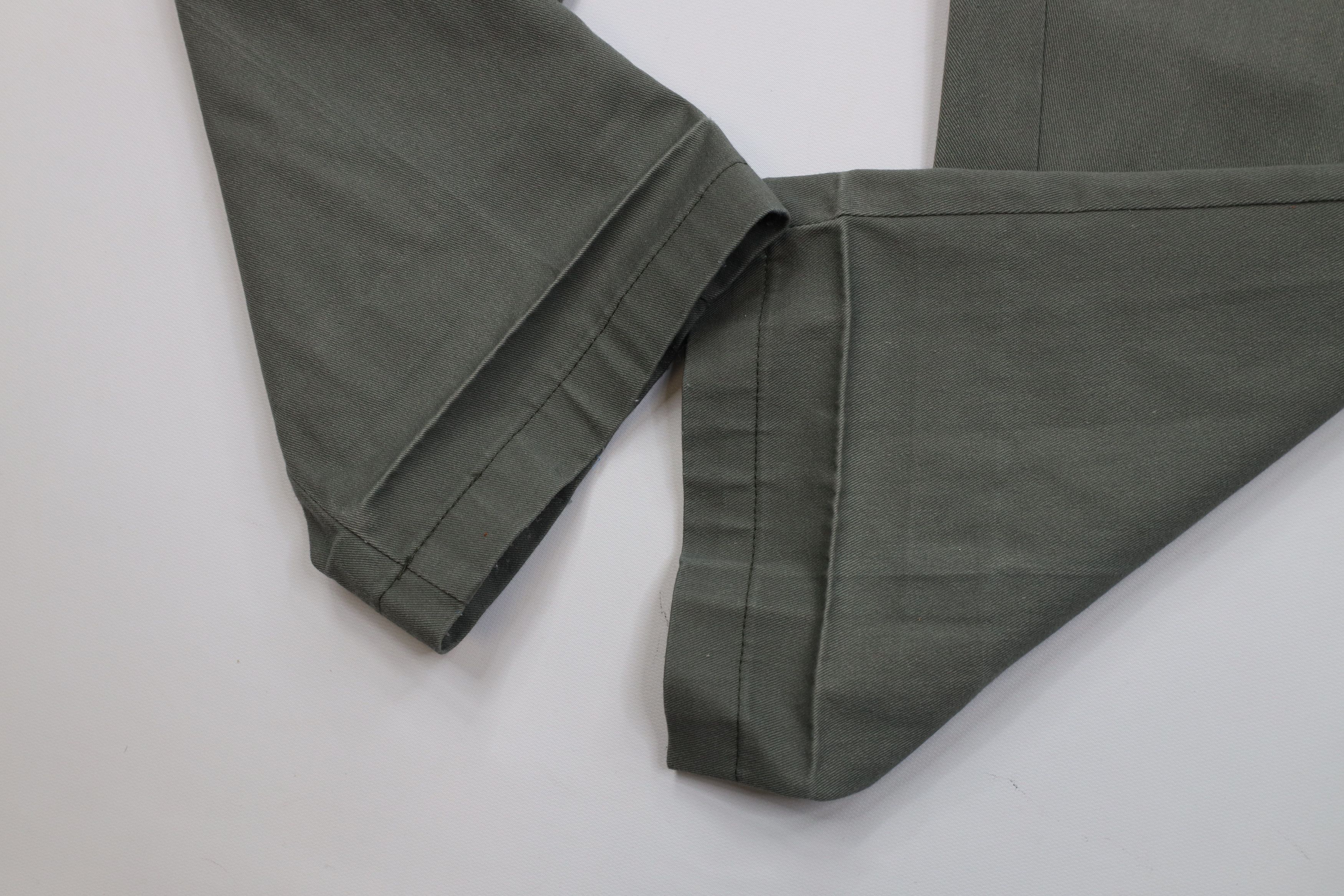 Dickies Vintage 90s Dickies Wide Leg Dungaree Pants Green USA Size US 38 / EU 54 - 7 Thumbnail