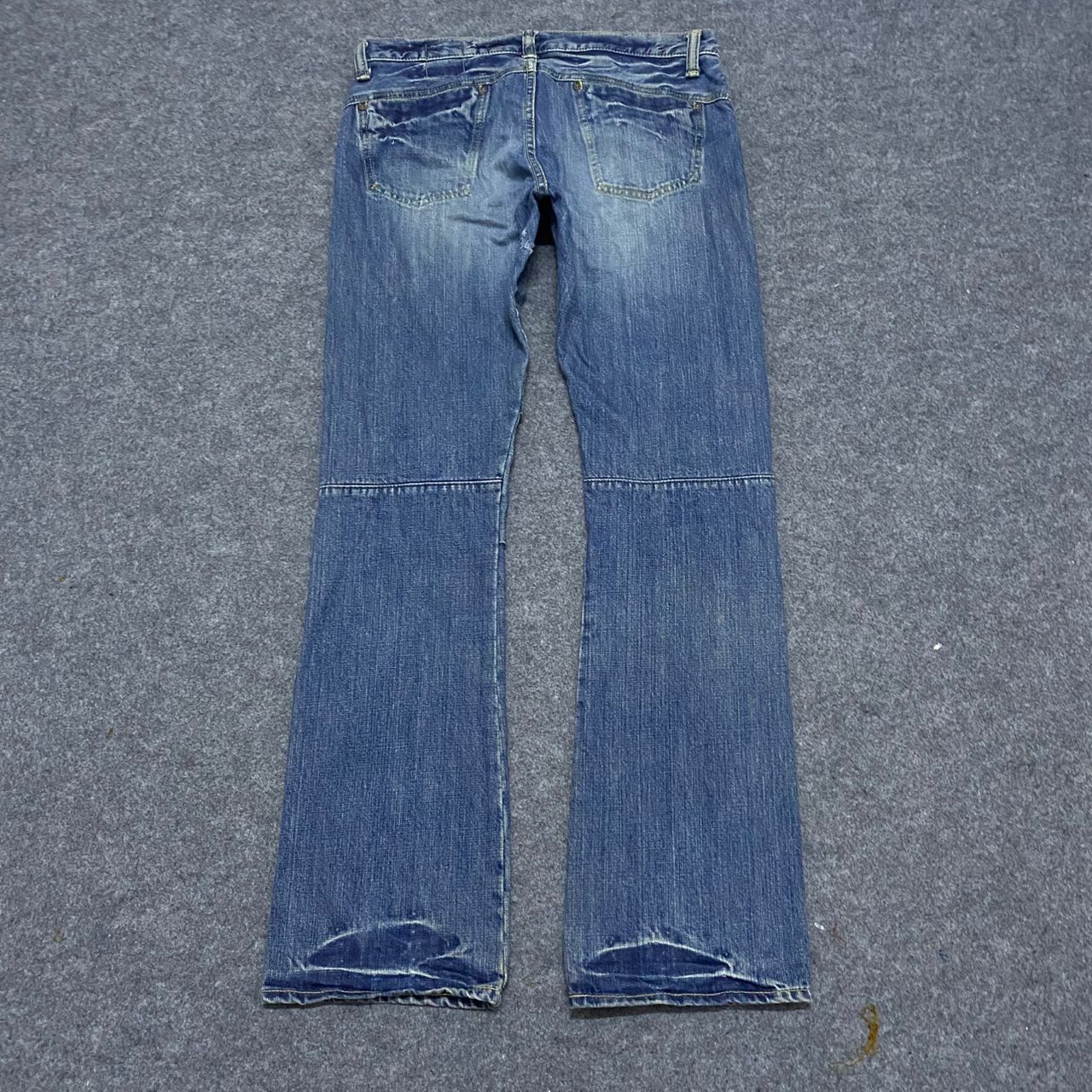 If Six Was Nine 💥Best Offet💥Vintage Quadro Medio Flare Denim Size US 33 - 2 Thumbnail