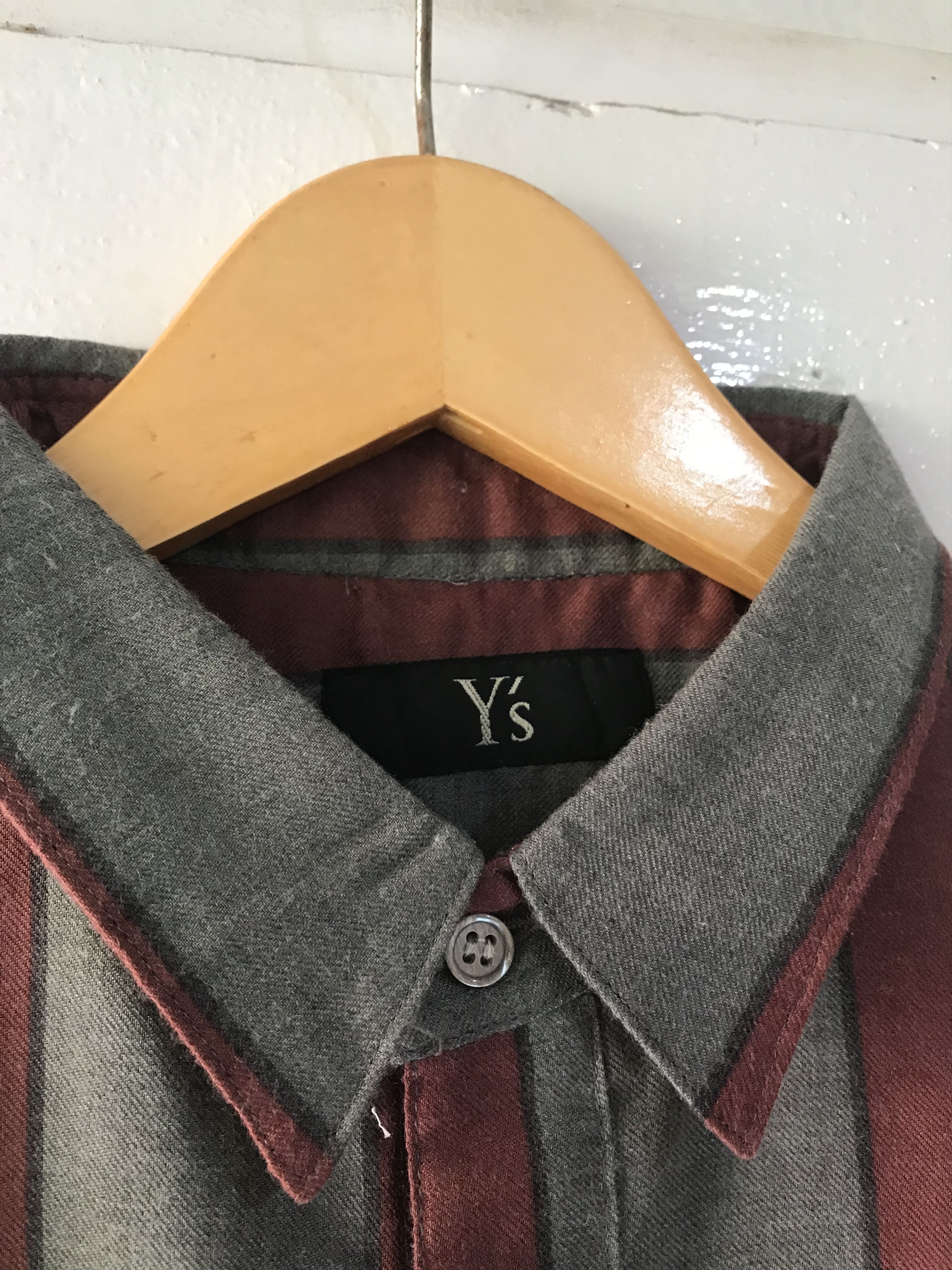 Yohji Yamamoto Yohji Yamamoto Y's Stripe Shirts Size US L / EU 52-54 / 3 - 4 Thumbnail