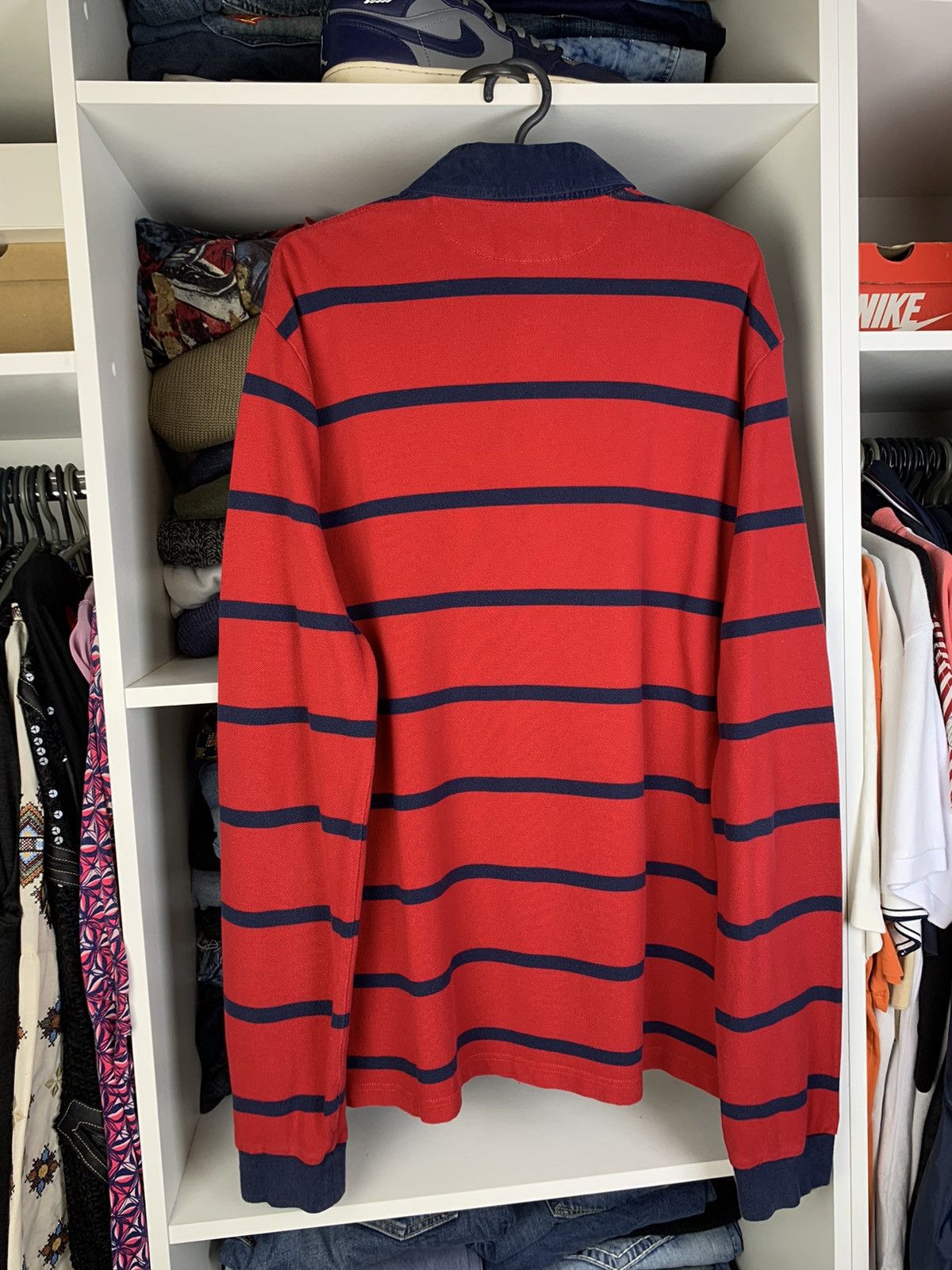 Other Polo Ralph Lauren Striped Rugby Long Sleeve Size US XL / EU 56 / 4 - 13 Thumbnail