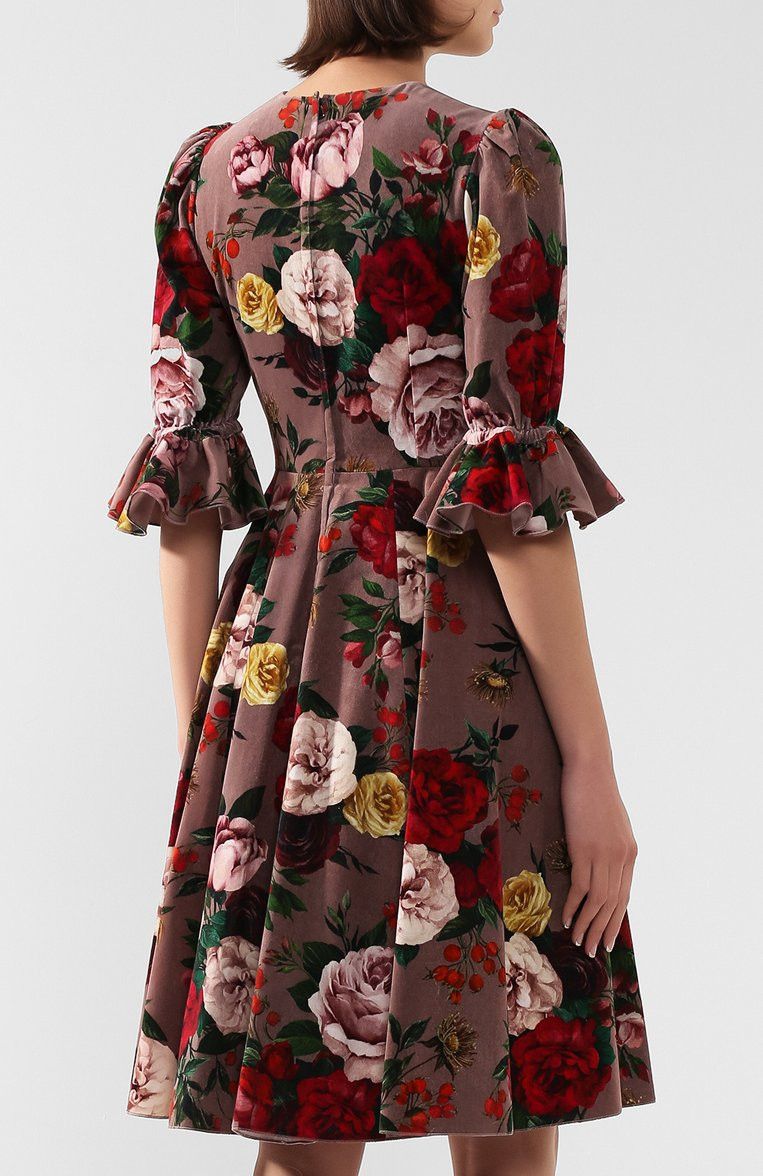 Dolce & Gabbana o1y0825 Midi Dress in Multicolor Size S / US 4 / IT 40 - 3 Thumbnail